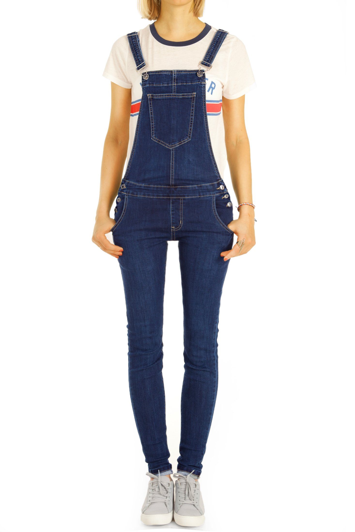 be styled Jeanslatzhose Jeanslatzhose röhrige skinny günstig online kaufen