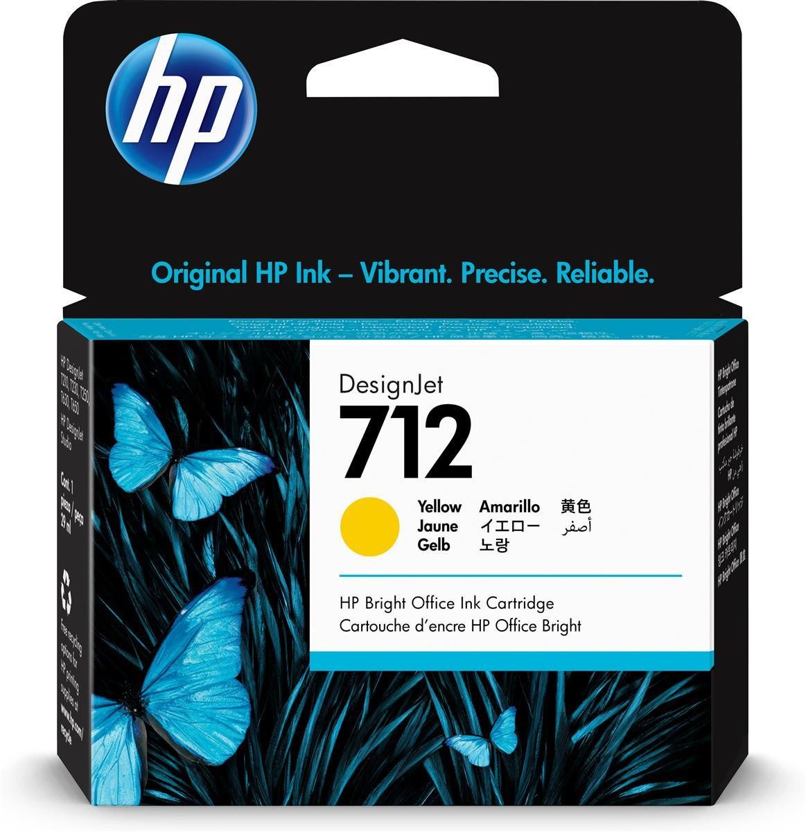 HP hp 3ED69A hp Tinte hp 712 für hp DesignJet T230, gelb Tintenpatrone