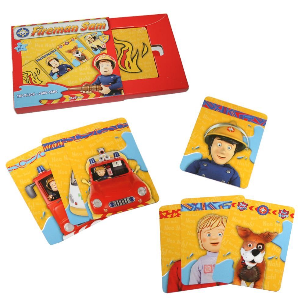 Feuerwehrmann Sam Spiel Schwarzer Peter Feuerwehrmann Sam 31 Karten Kartenspiel, Kartenspiel