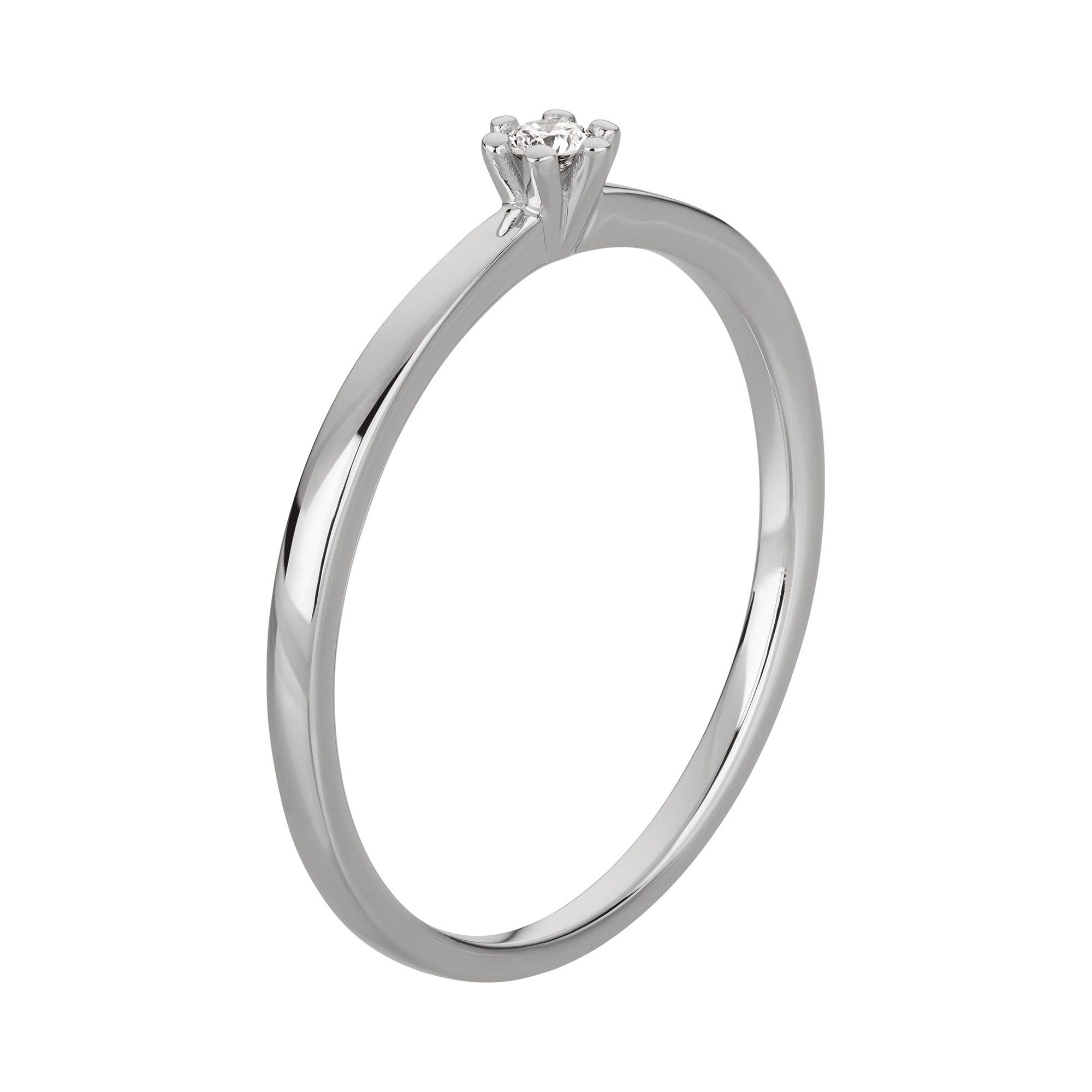 Orolino Fingerring Gold 750 mit Brillant 0,05ct.