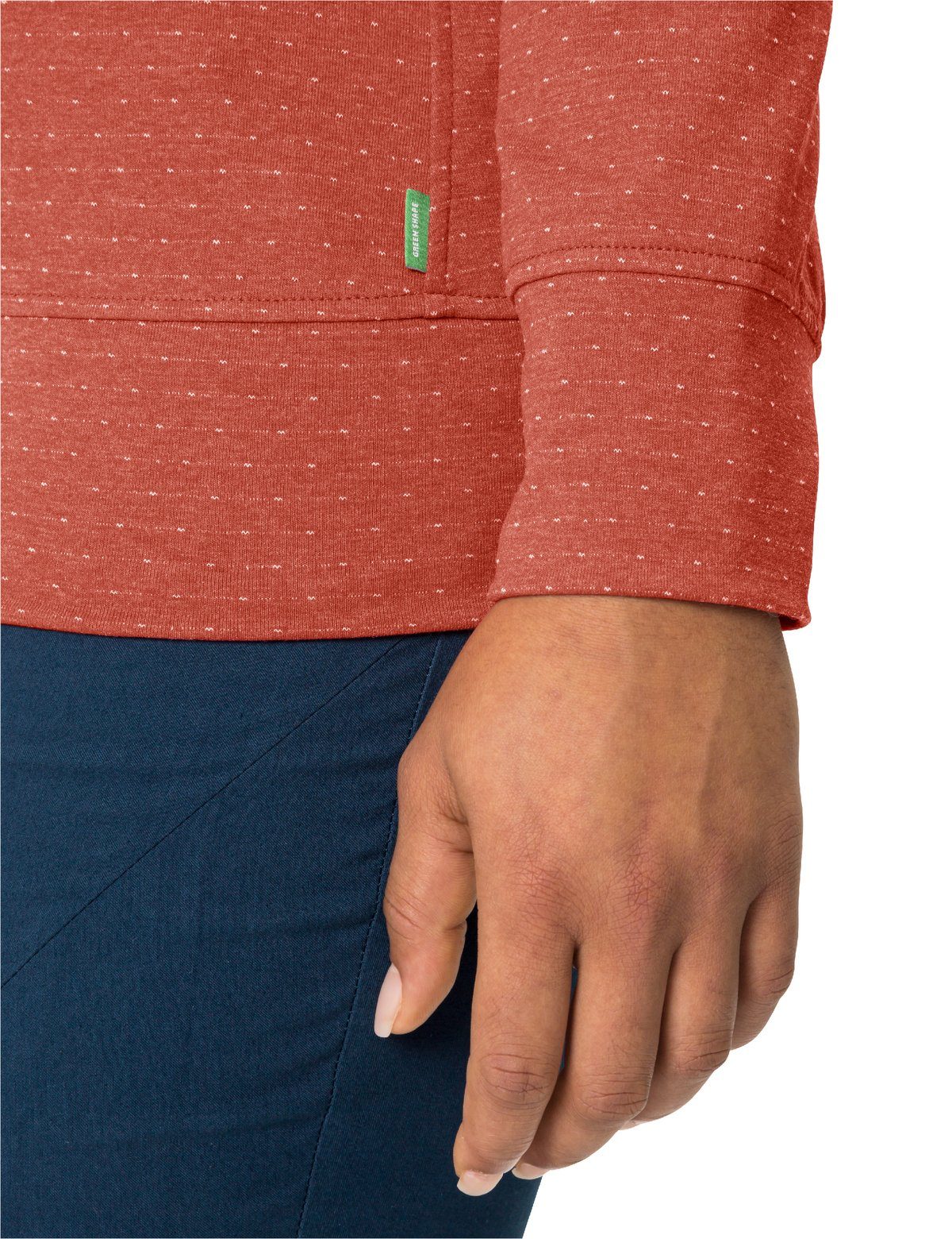 hotchili Tuenno VAUDE Rundhalspullover Shape Green (1-tlg) Women's Pullover