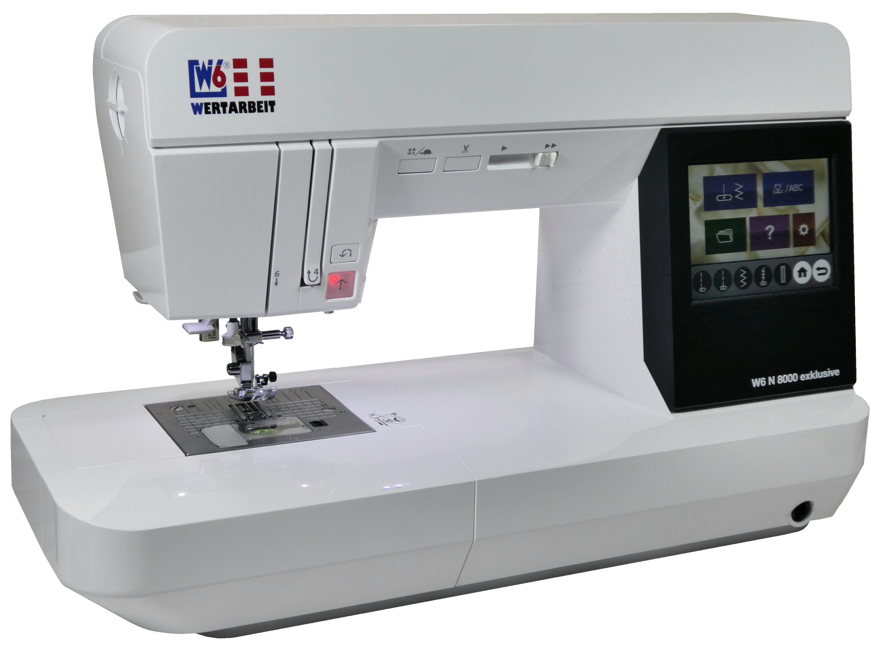W6 WERTARBEIT Computer-Nähmaschine W6 N 8000 Exklusive, 500 Programme, mit viel Zubehör