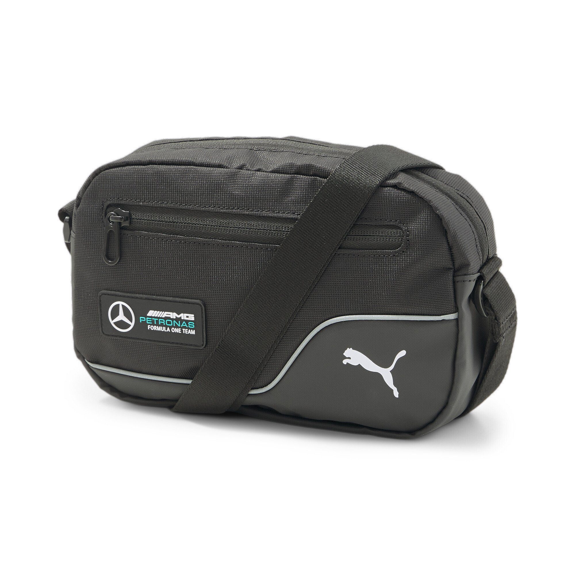 PUMA Schultertasche Motorsport Umhängetasche Black Petronas Herren Mercedes-AMG