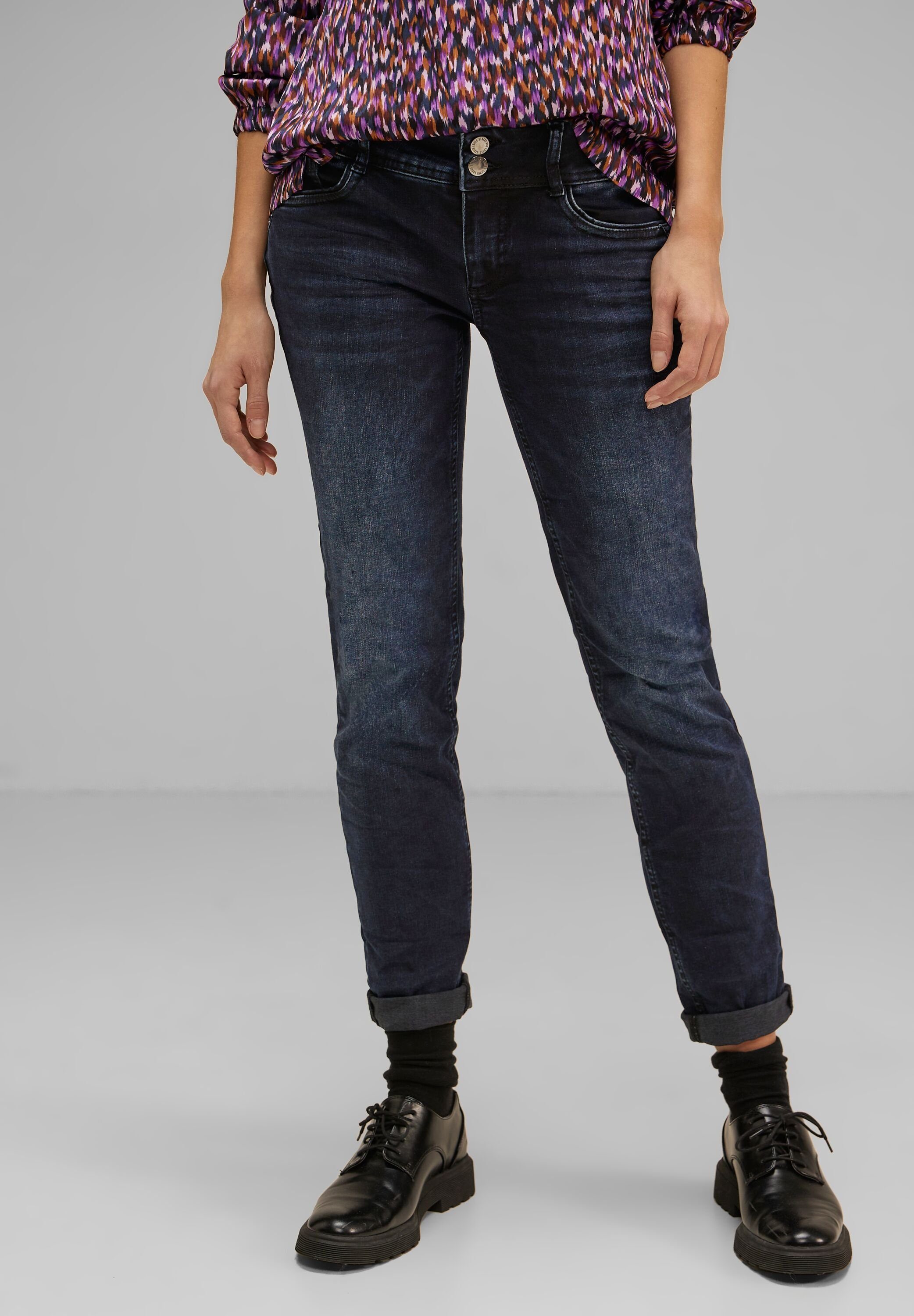 STREET ONE Slim-fit-Jeans 5-Pocket-Style