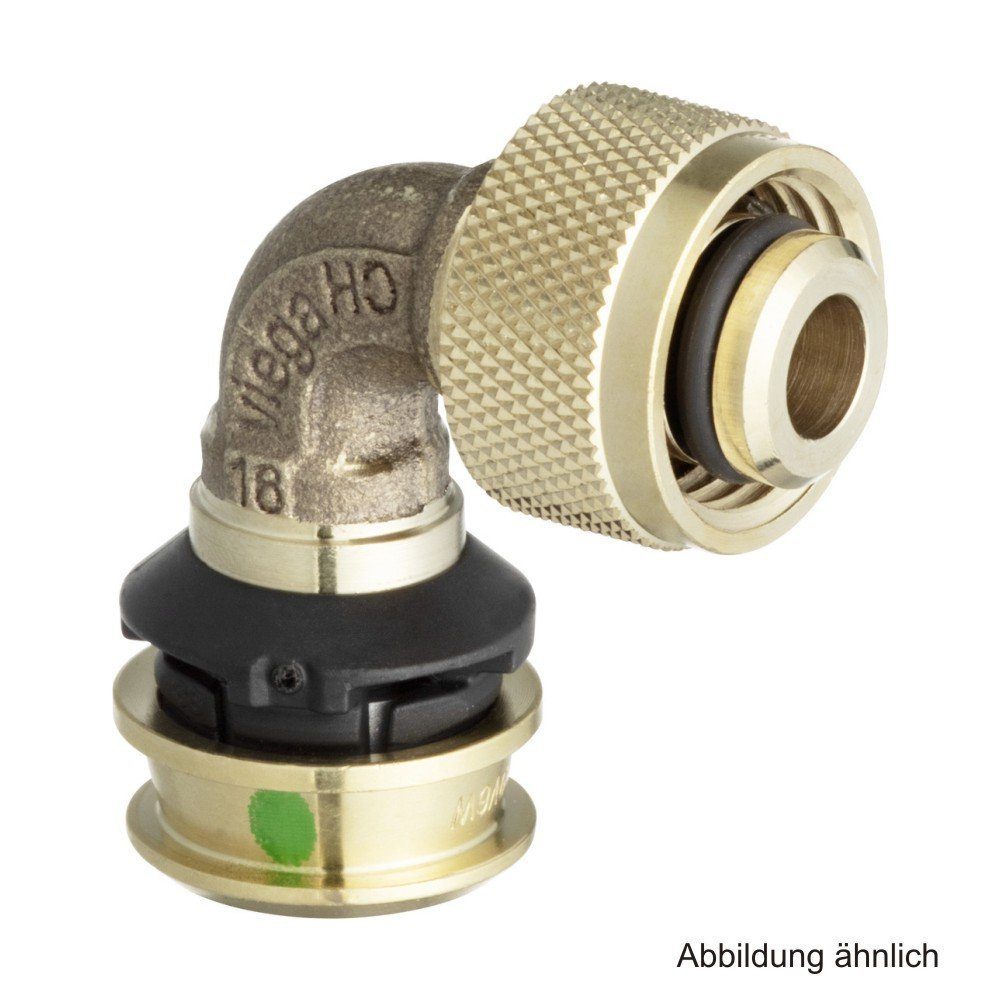 Viega Vorwandelement WC Viega Raxofix Übergangsbogen 90 Grad, 16mm x 1/2", 776749