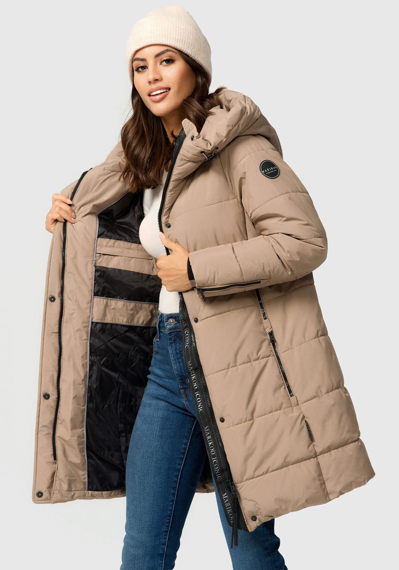 Marikoo Winterjacke Karumikoo XVI mit großer Kapuze