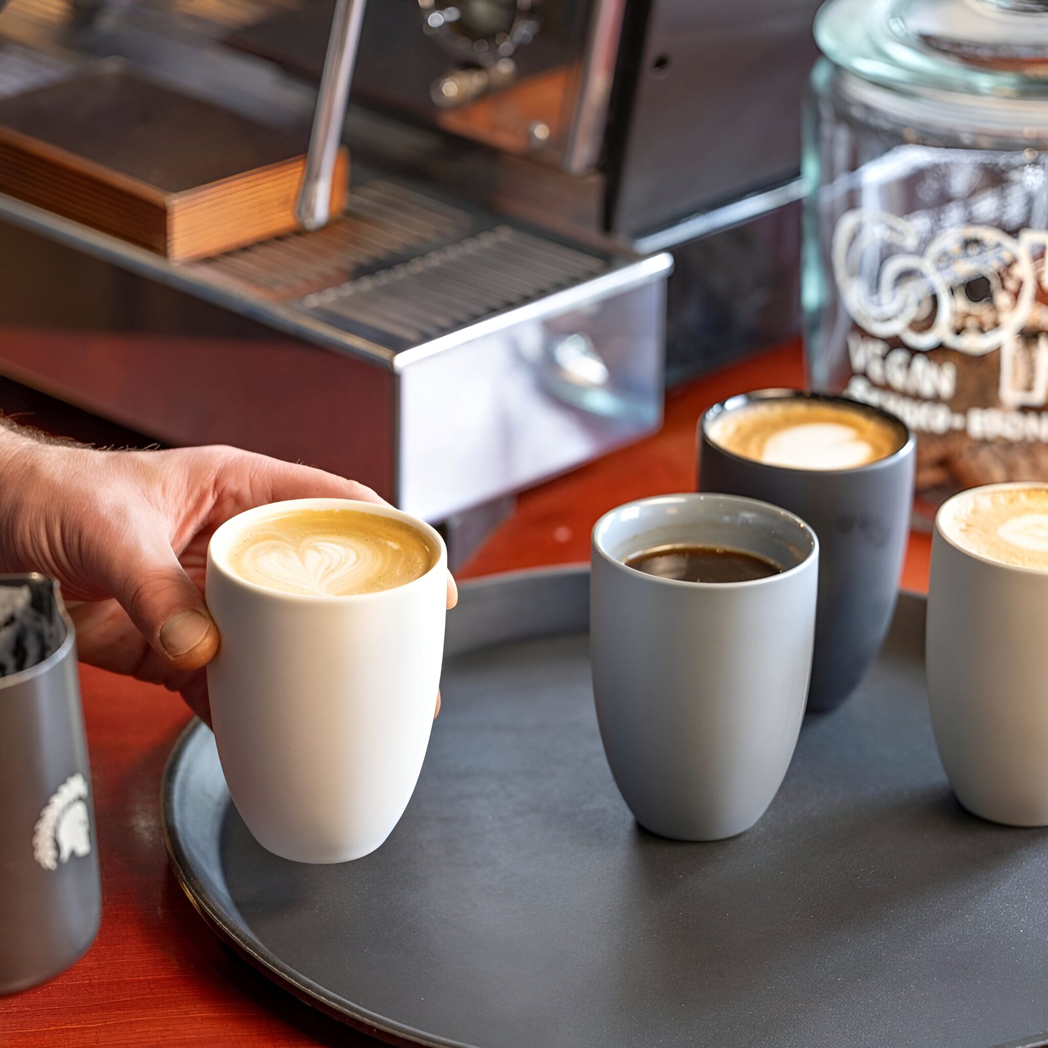 Rosenthal Becher Becher doppelwandig - Rosenthal the mug+ Delicate Black, Porzellan, Lebensmittelkontaktsicher + Mikrowellengeeignet + Spülmaschinenfest