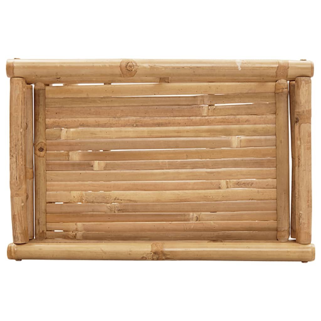 vidaXL Klapptisch Tabletttisch Klappbar 60x40x68 cm Bambus (1-St)