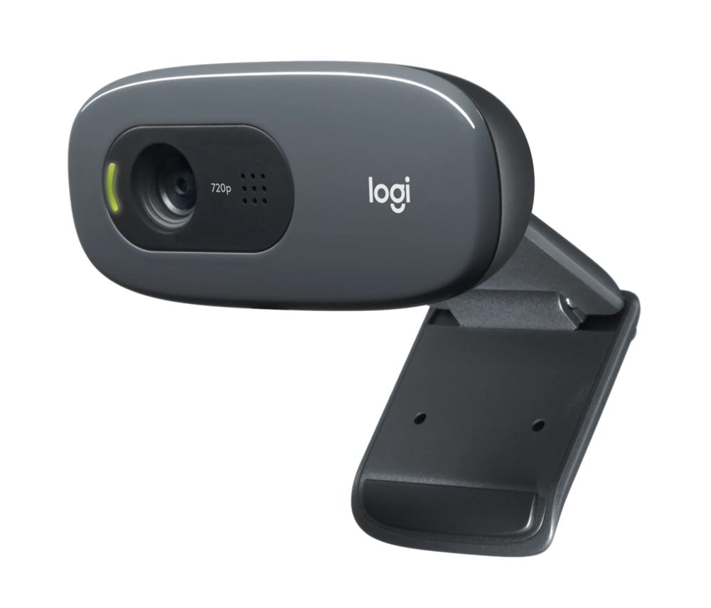 Logitech C270, HD 720p, 60° Sichtfeld, Fester Fokus, Belichtung, Rauschfilter Full HD-Webcam