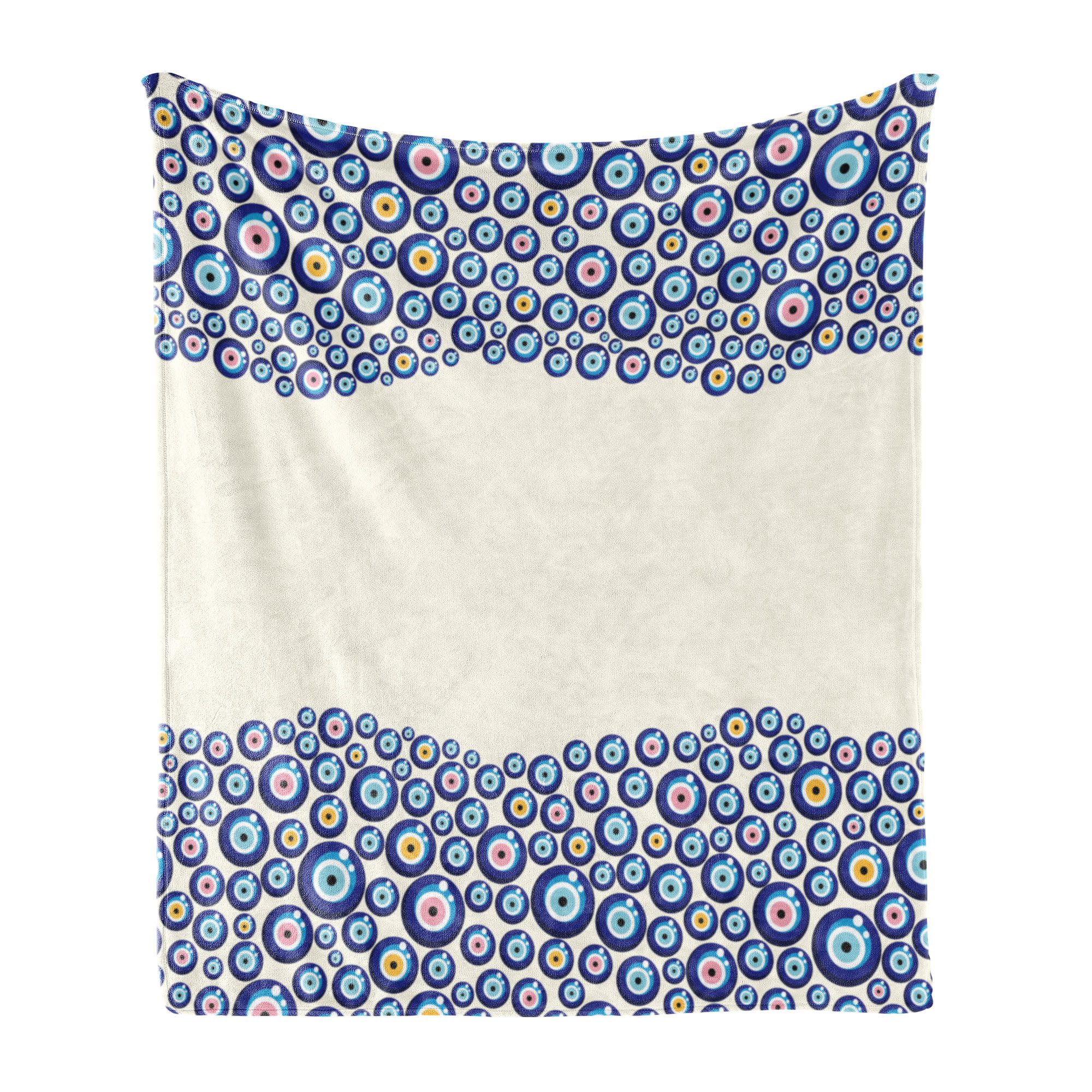 Wohndecke Gemütlicher Plüsch für den Innen- und Außenbereich, Abakuhaus, Evil Eye Rahmen