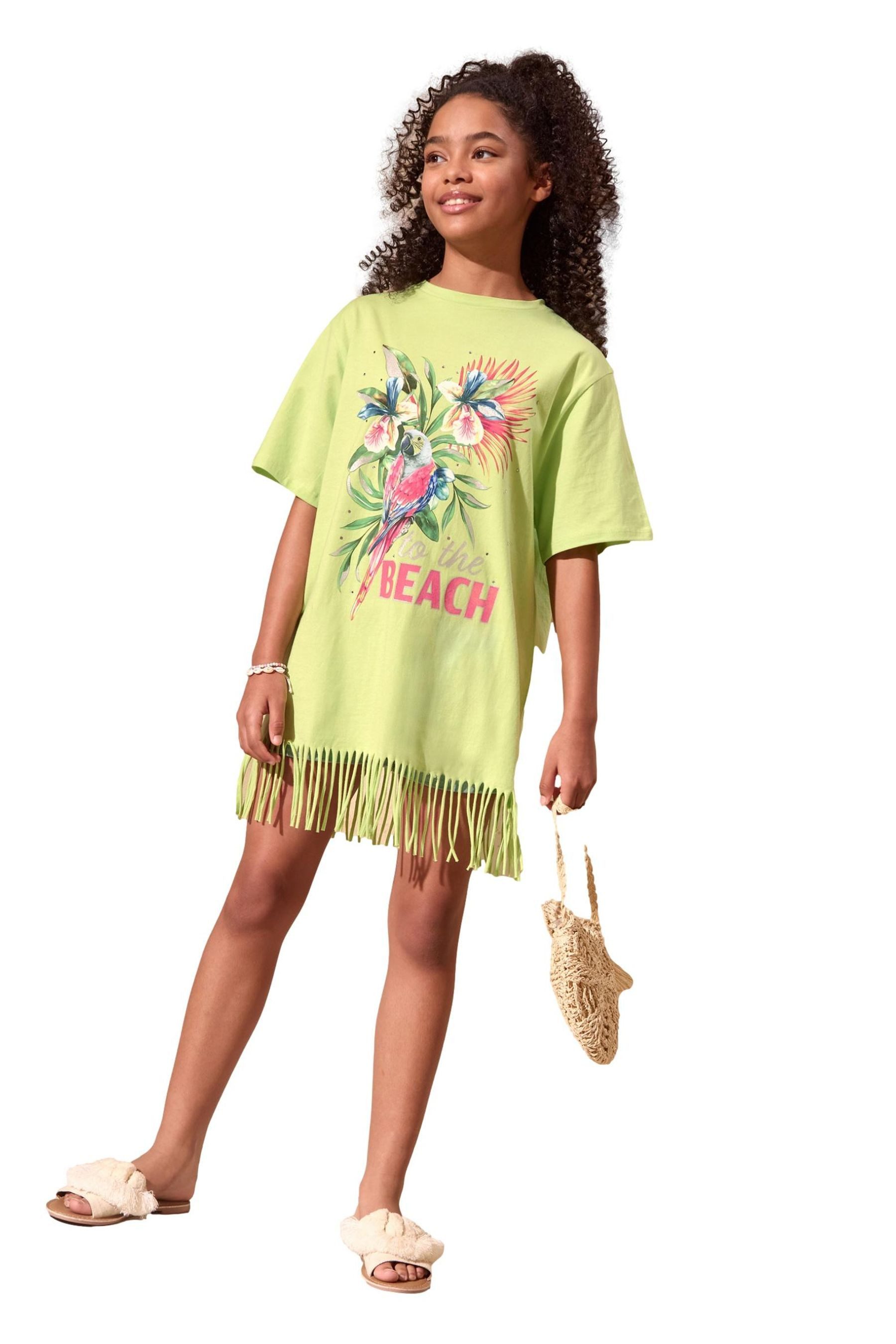 Strandshirt Lipsy T-Shirt Kaftan aus Jersey