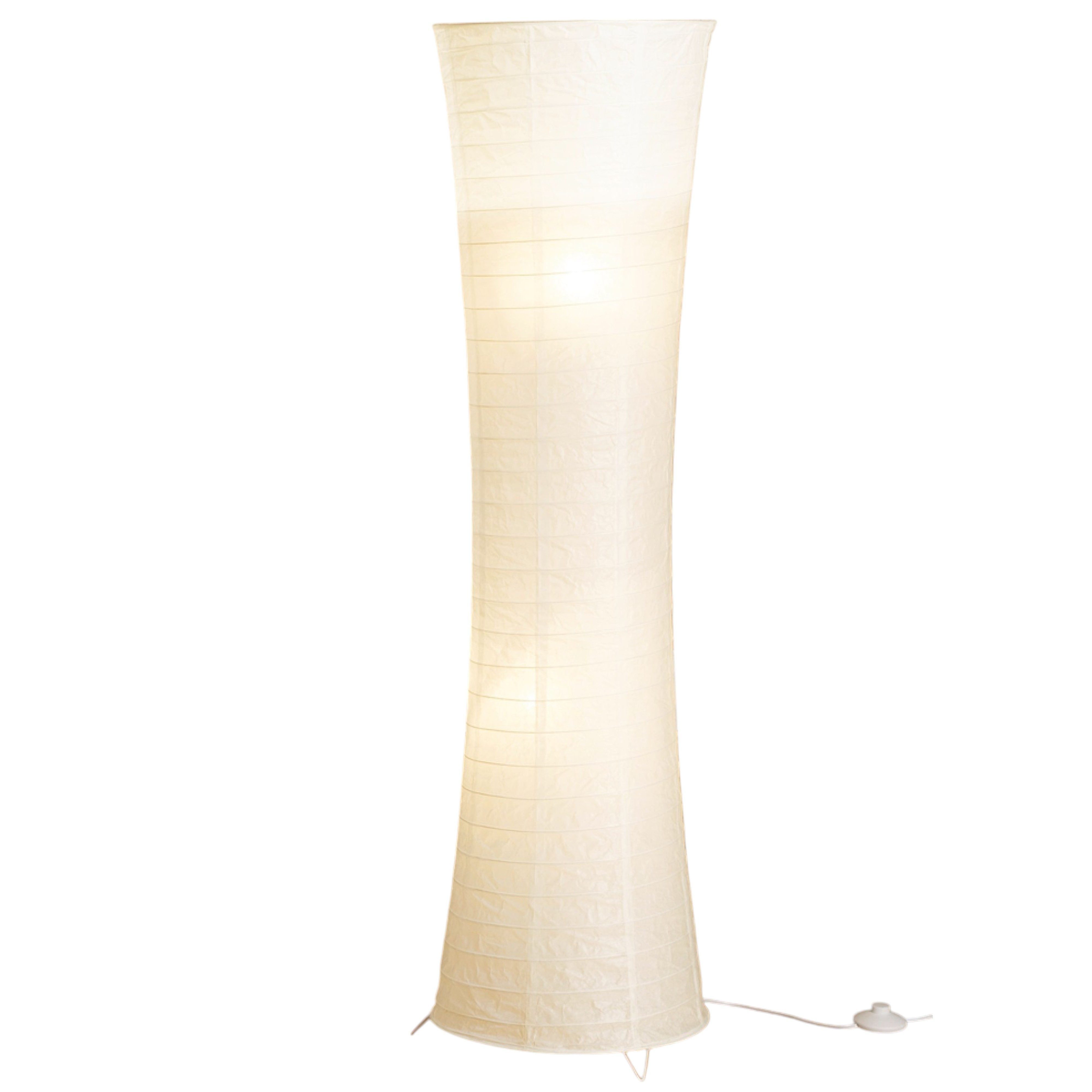 TRANGO LED Stehlampe, 1229L Reispapier Stehlampe günstig online kaufen