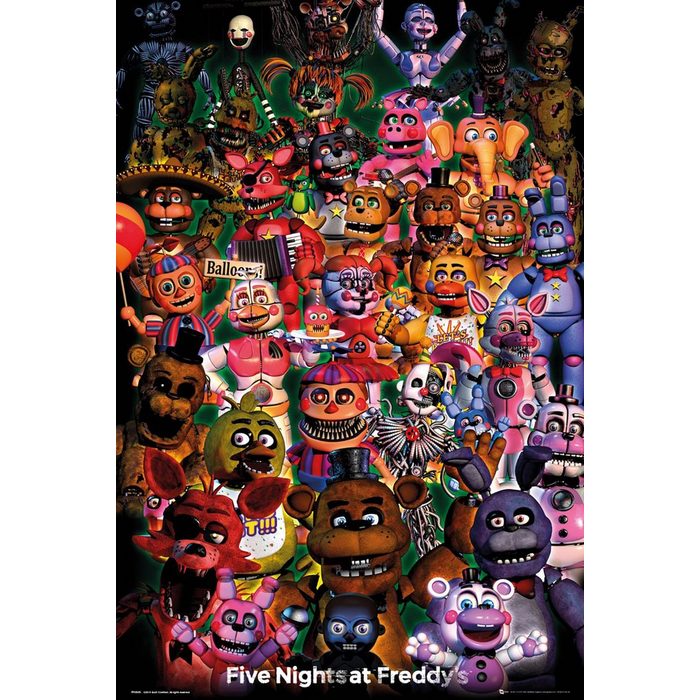 GB eye Poster Five Nights At Freddy's Poster Ultimate Group 61 x 91 5 cm