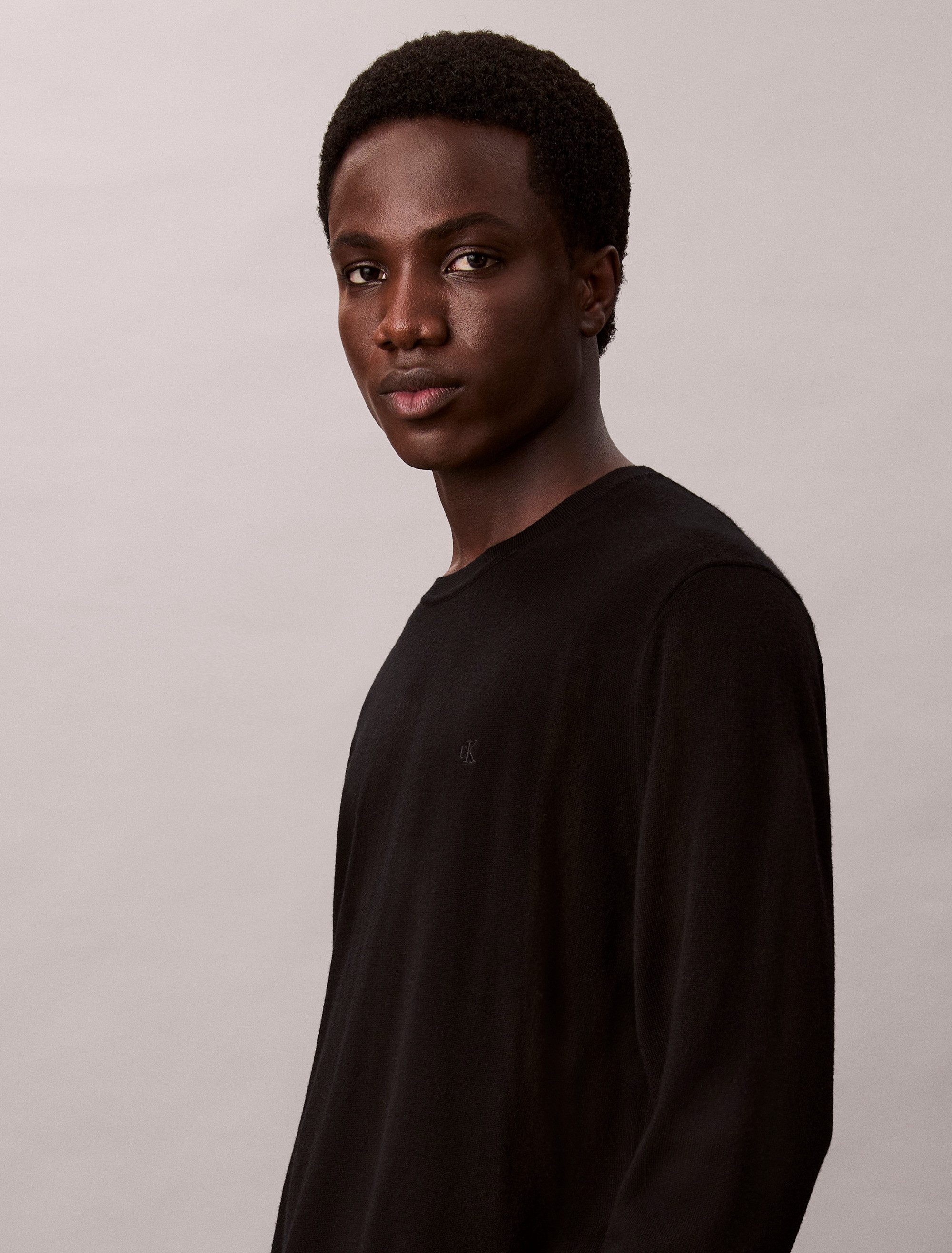 Calvin Klein Strickpullover LS 100% MERINO günstig online kaufen