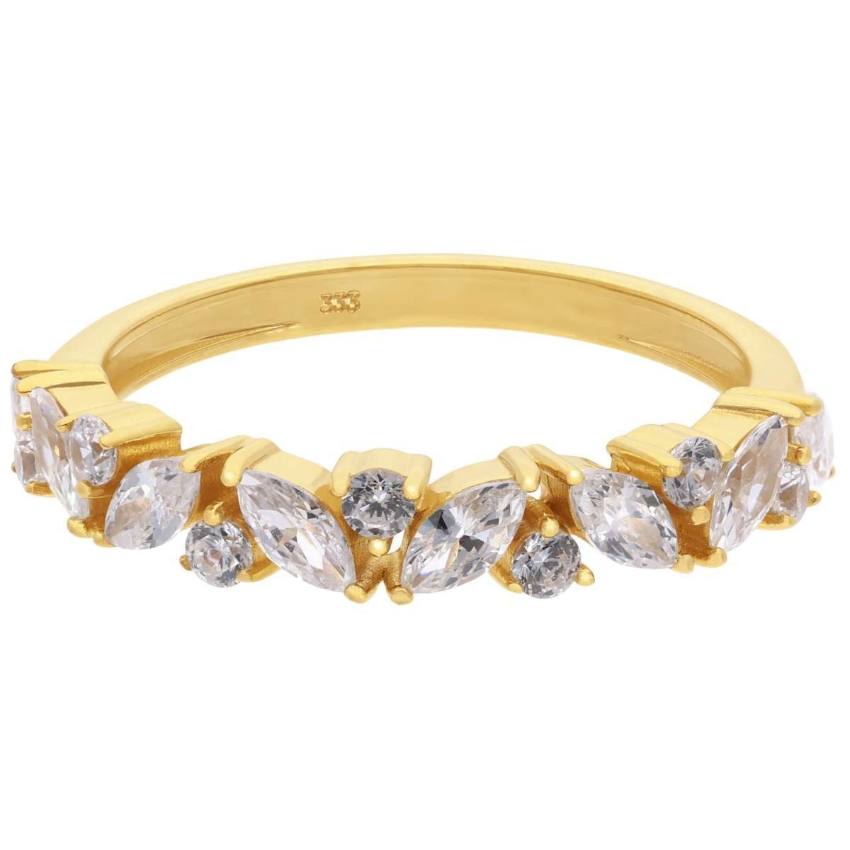 trendor Goldring Damenring Gelbgold 333 Zirkonia günstig online kaufen