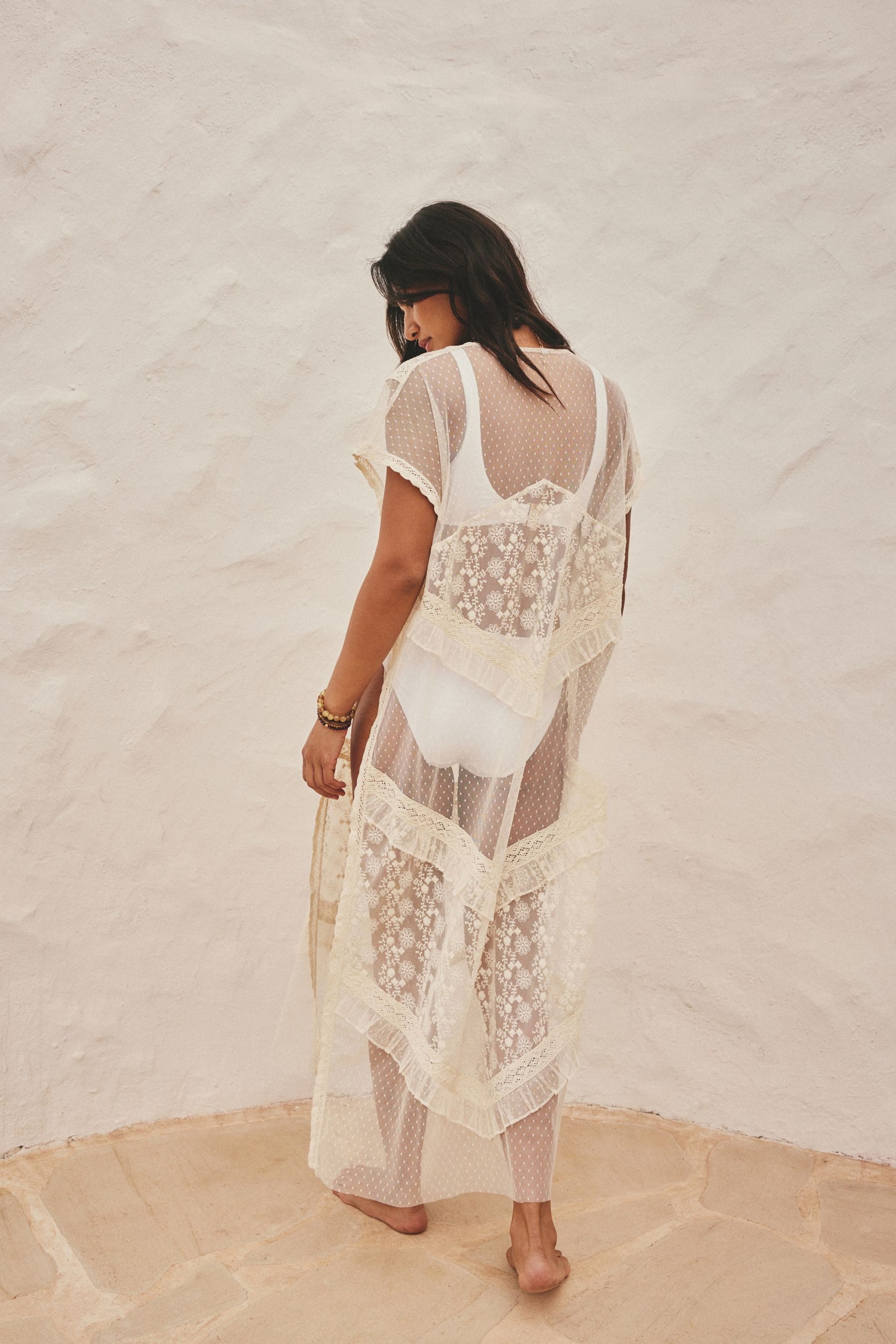 Next Strandkleid Kaftan-Maxikleid (1-tlg)