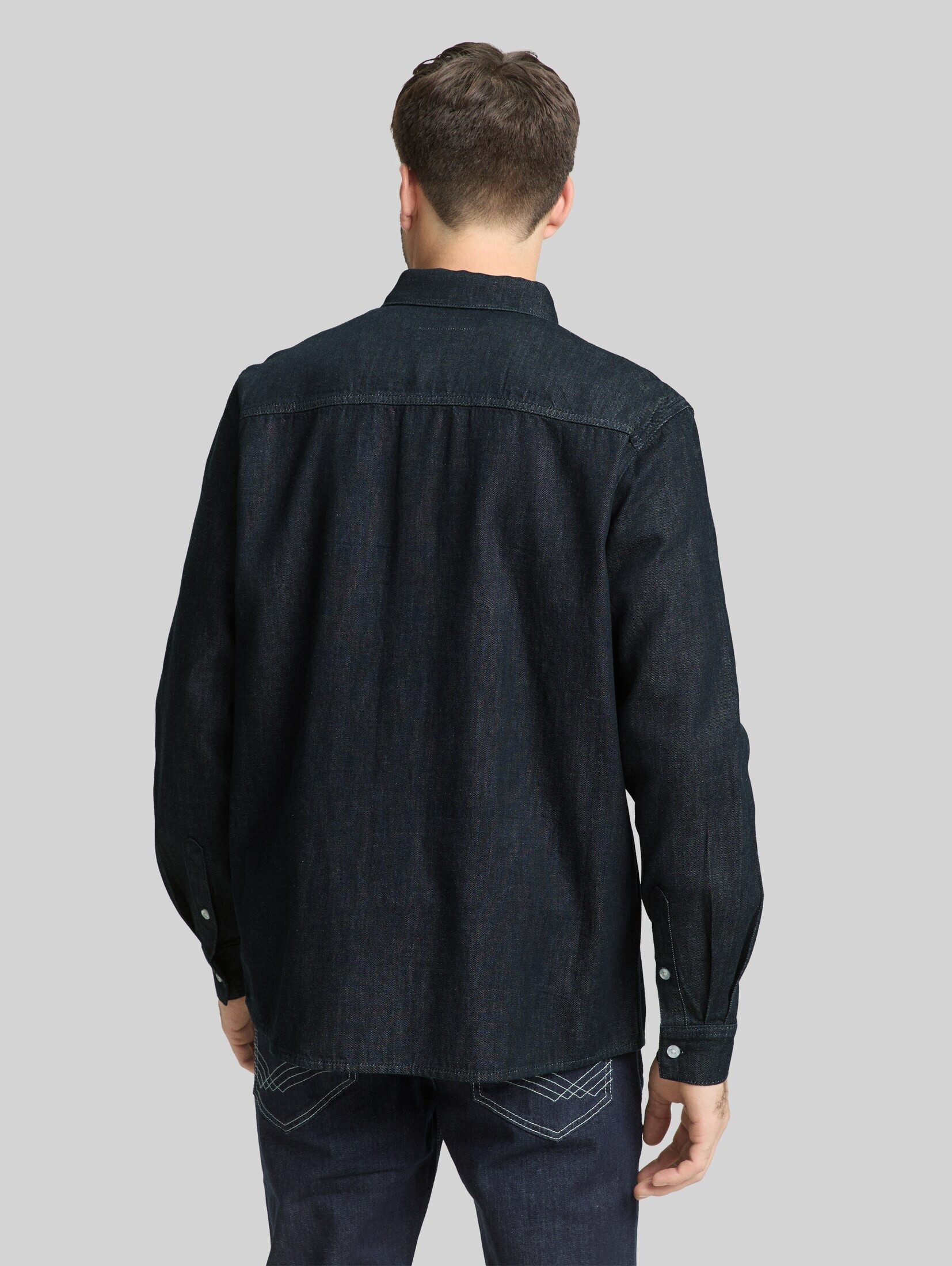 TOM TAILOR Langarmhemd Blusen & Shirts Regular Fit Jeanshemd