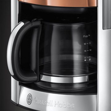 RUSSELL HOBBS Kaffeekanne Ersatzglaskanne 700131 für Kaffeemaschine Luna 24320-56, 23240-56, 1.5 l