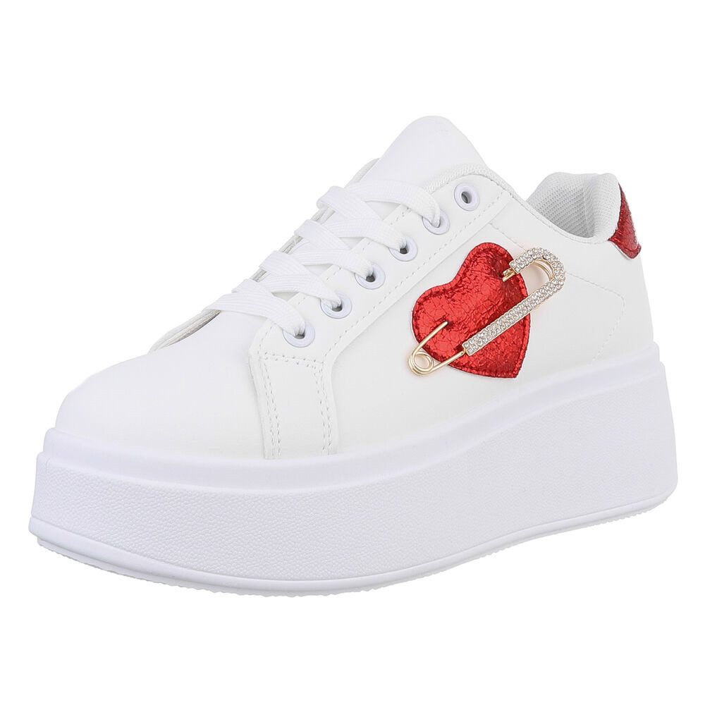 Ital-Design Damen Low-Top Freizeit Sneaker (88930470) Keilabsatz/Wedge Snea günstig online kaufen