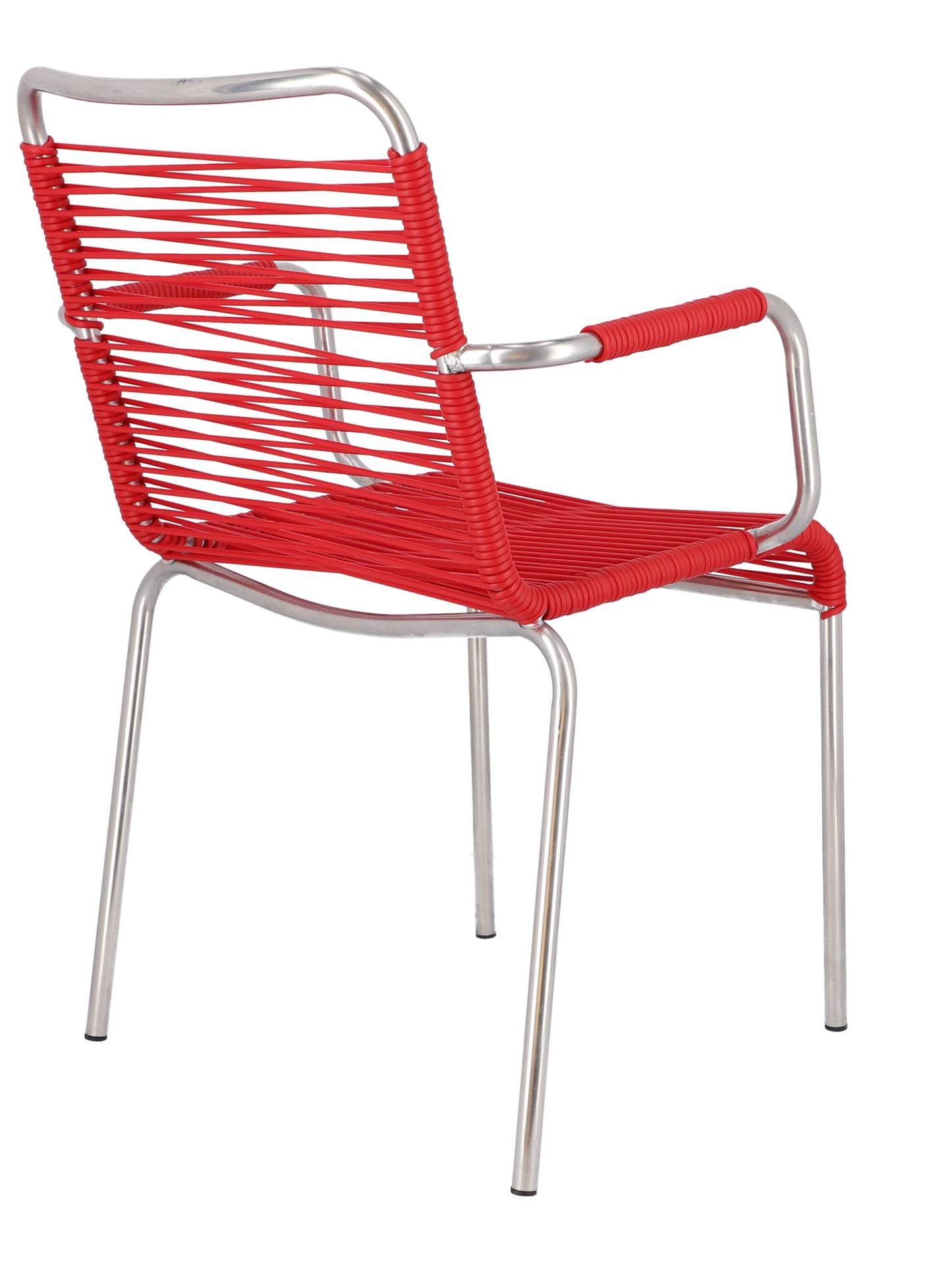 Fiam Stuhl Spaghetti aus Aluminium, Rot günstig online kaufen