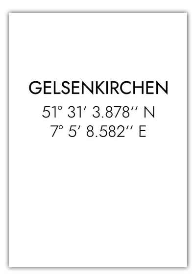 MOTIVISSO Poster Gelsenkirchen Koordinaten #1