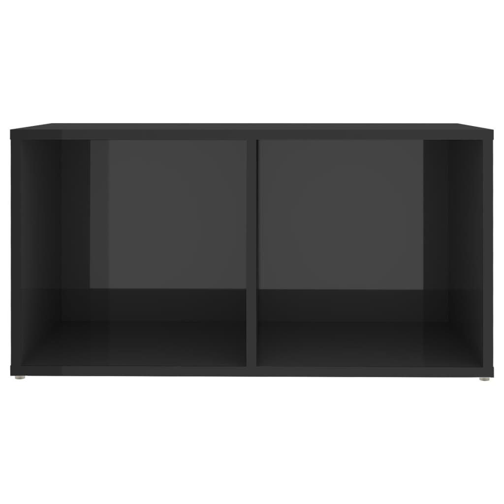 Holzwerkstoff furnicato Stk. Hochglanz-Grau TV-Schränke 72x35x36,5 cm TV-Schrank 2