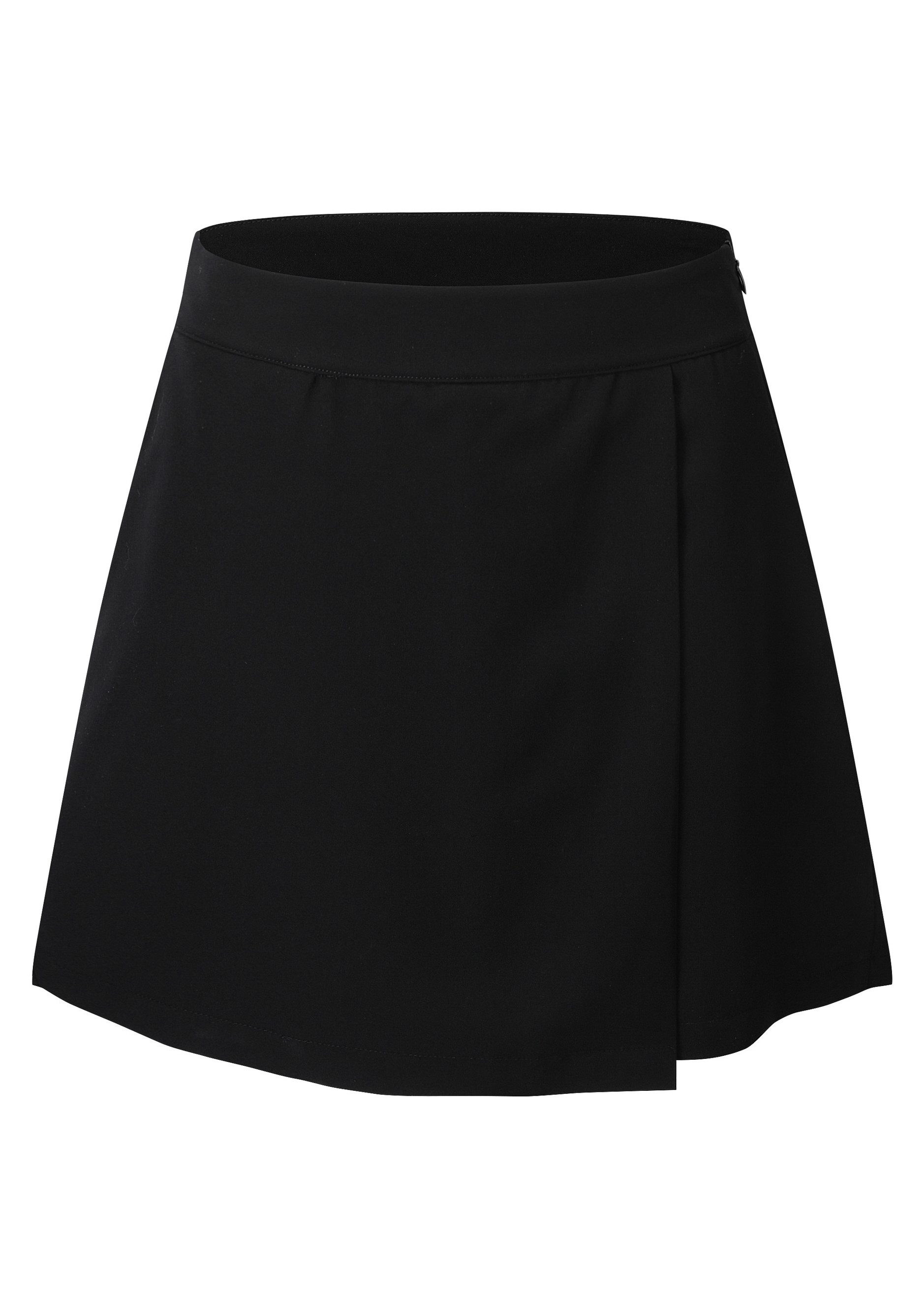 SASSYCLASSY Hosenrock Kurzer Hosenrock mit hohem Bund und Wickeloptik Skort günstig online kaufen
