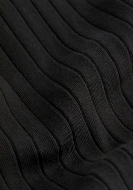 Calvin Klein Jeans Midirock »BADGE RIB TUBE SKIRT« in gerippter Optik