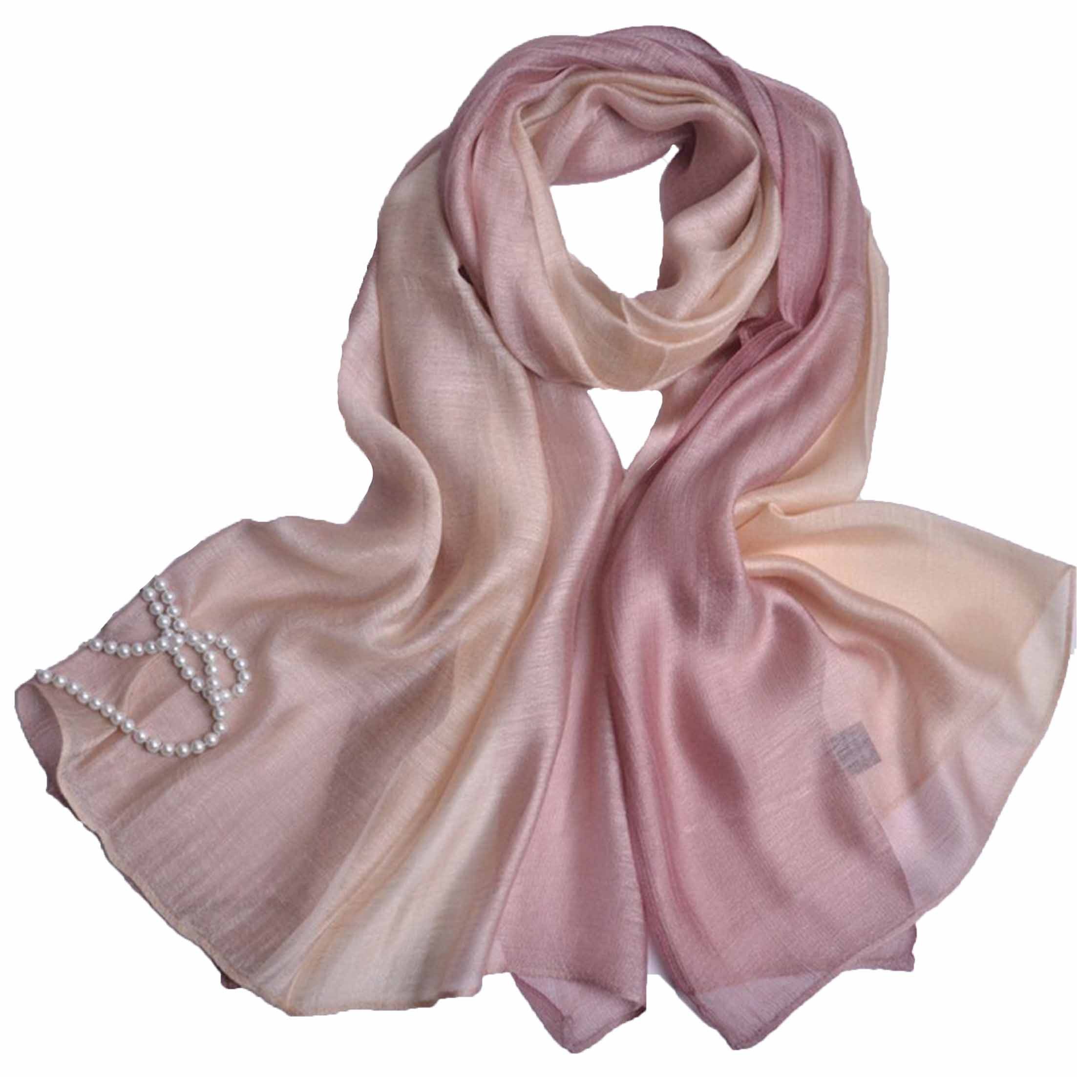 KINSI Modeschal Monochromer Farbverlauf Damenschal, Modeschal, Premium-Scha günstig online kaufen