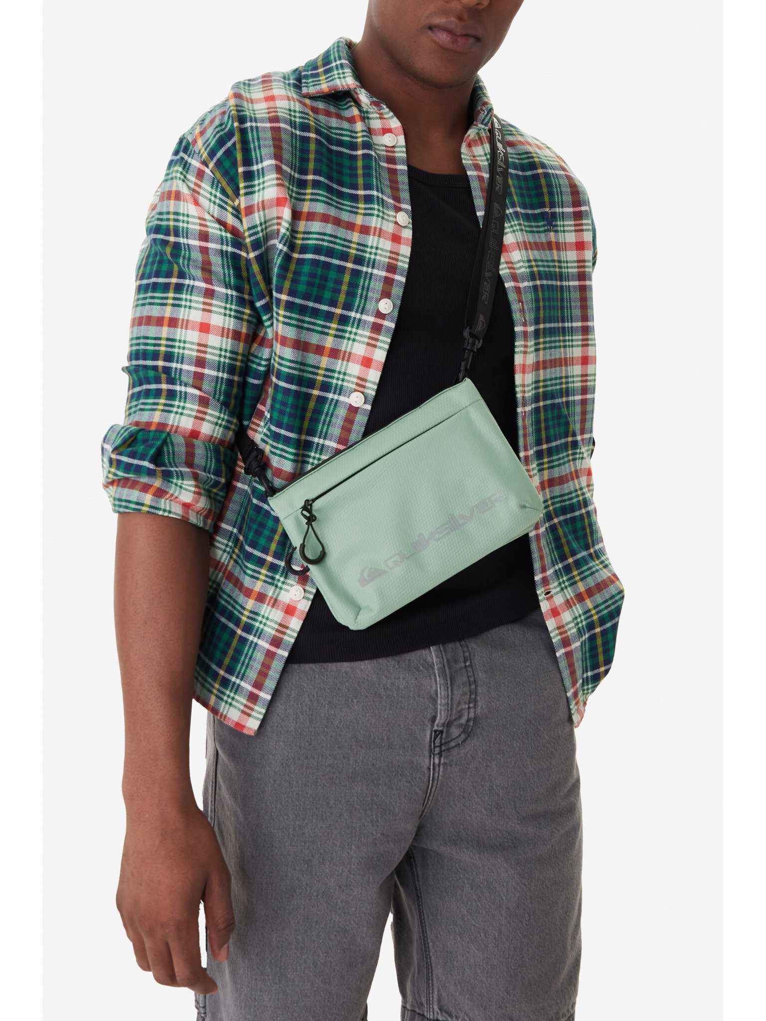 Quiksilver Handtasche Quiksilver Herrenhandtasche Grün QUIKSILVER-CEOWB-QUIC-F-003-09 Grün S