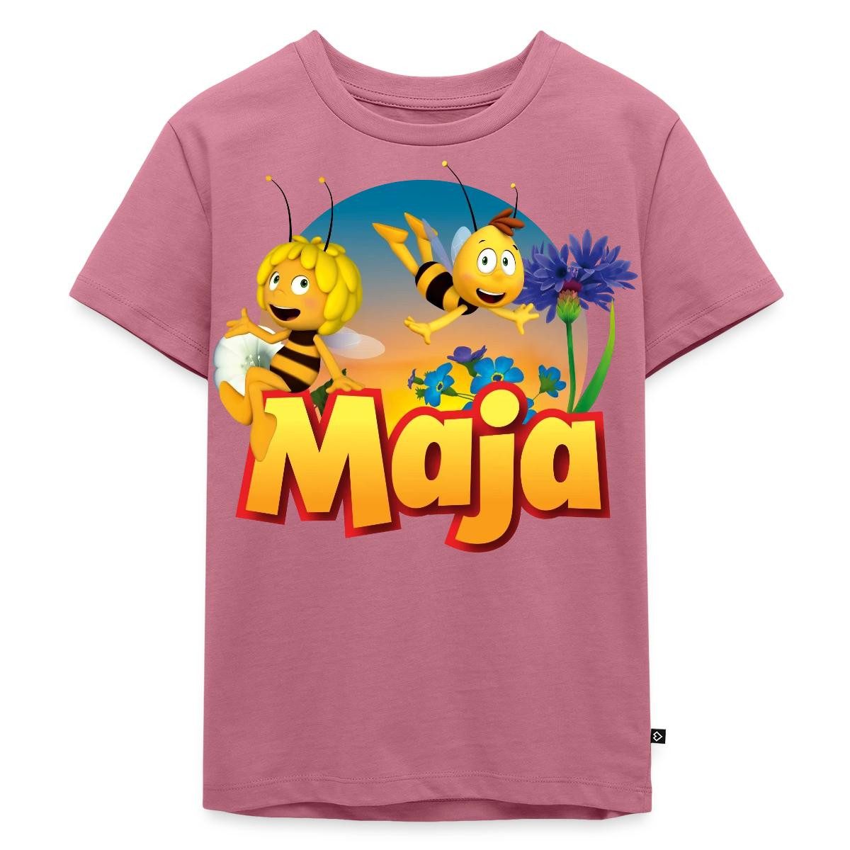 Spreadshirt T-Shirt Biene Maja Zusammen mit Willi Kinder Premium T-Shirt (1-tlg)