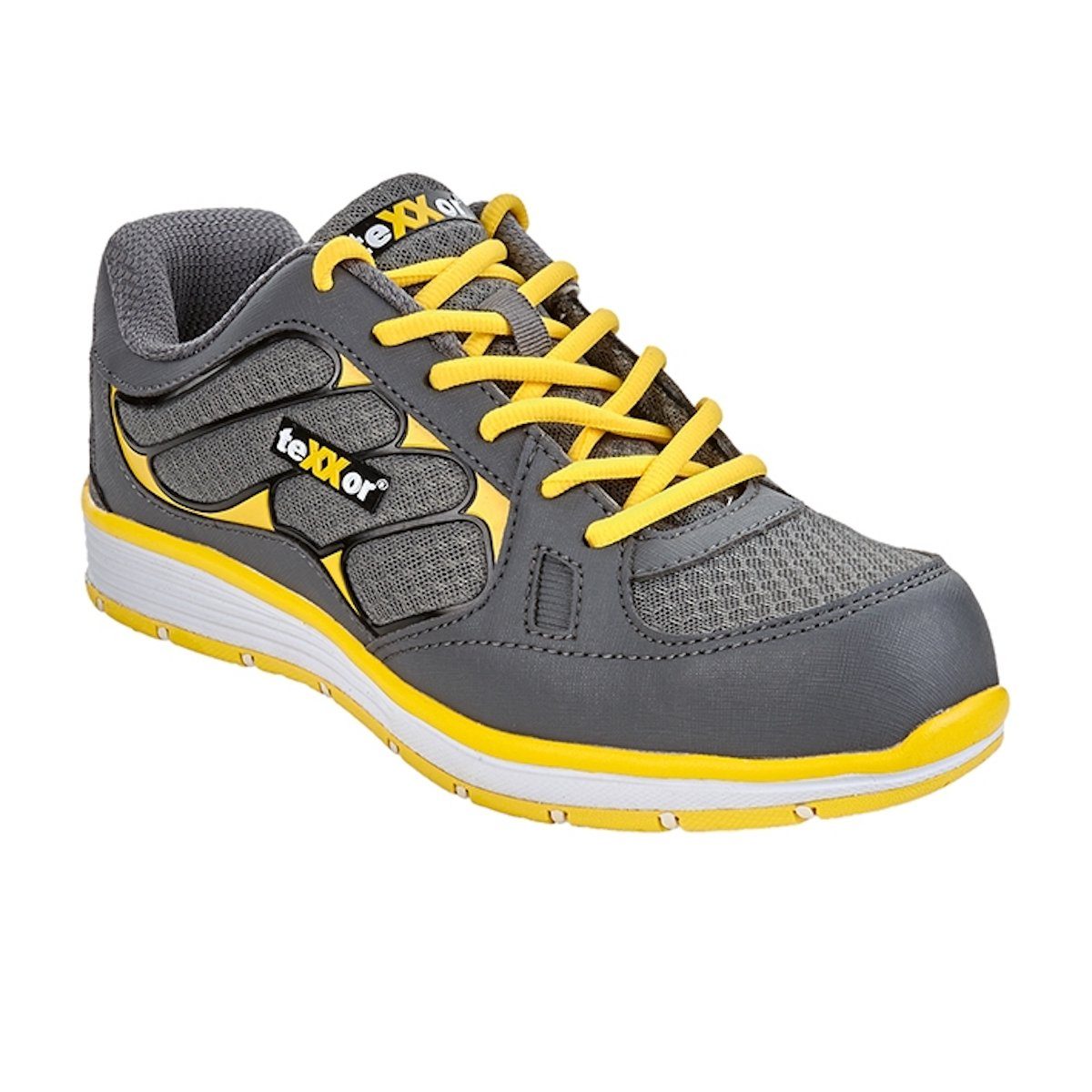 S1P-Sicherheitshalbschuhe ROUBAIX grau/gelb Gr. 44 Arbeitsschuh
