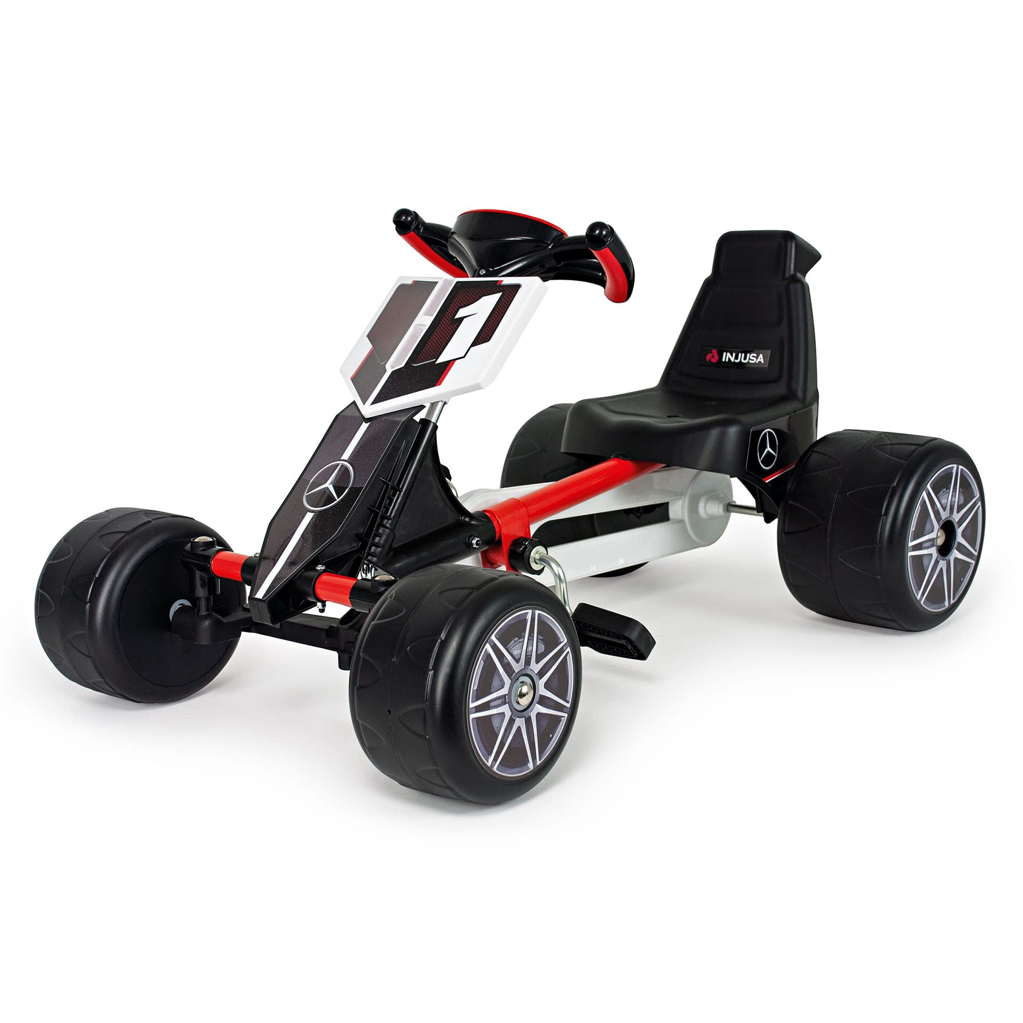 INJUSA Rutscherauto Mercedes Special, Kinderfahrzeug Rutschauto ab 2 Jahren ergonomisch stabil Lizenzdesign