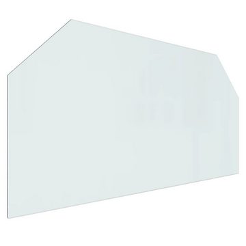 vidaXL Tischplatte Kaminofen Glasplatte Sechseck 120x60 cm (1 St)