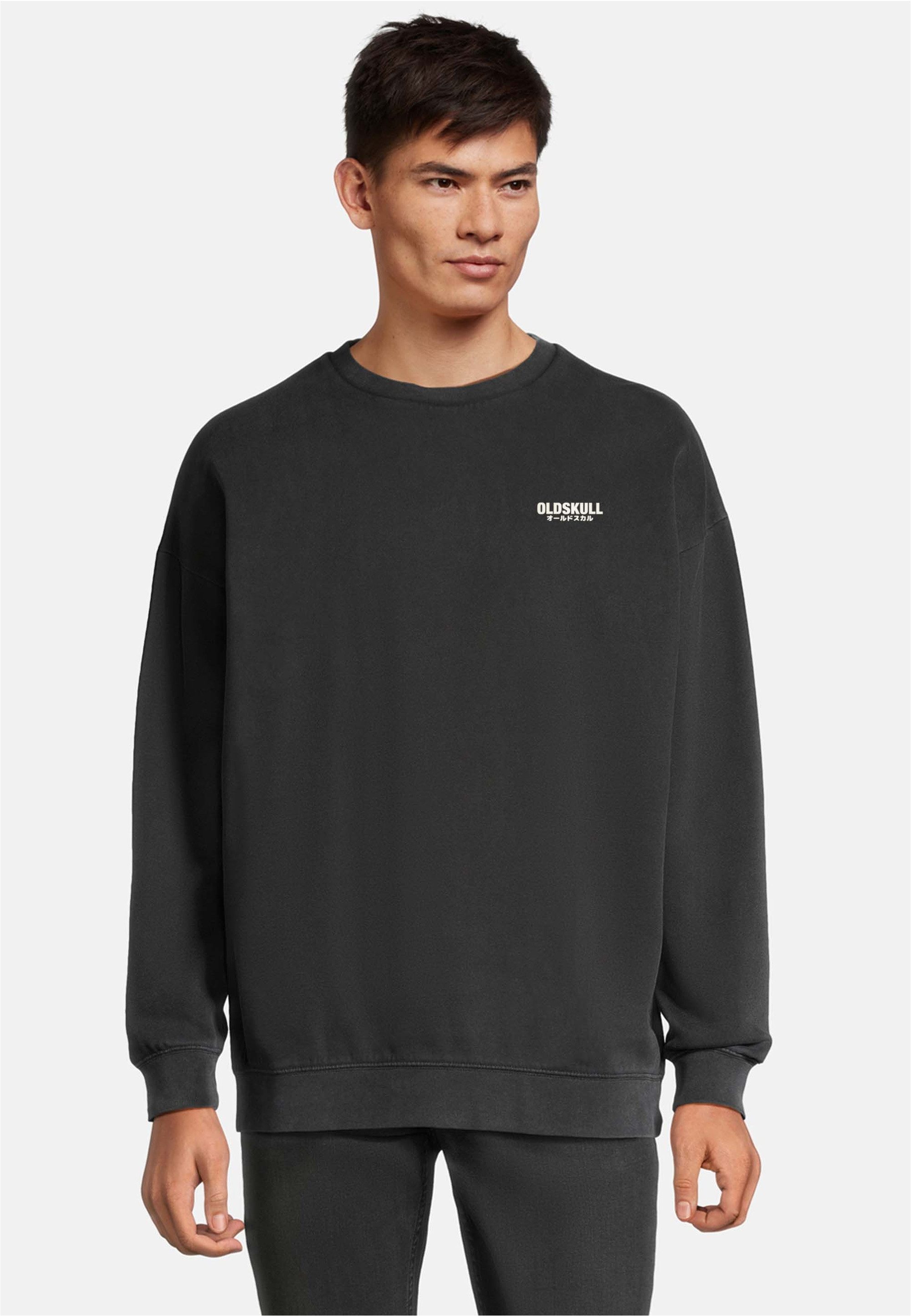 Oldskull Sweatshirt Basic Oldskull Logo unverkennbare Oldskull-Optik günstig online kaufen