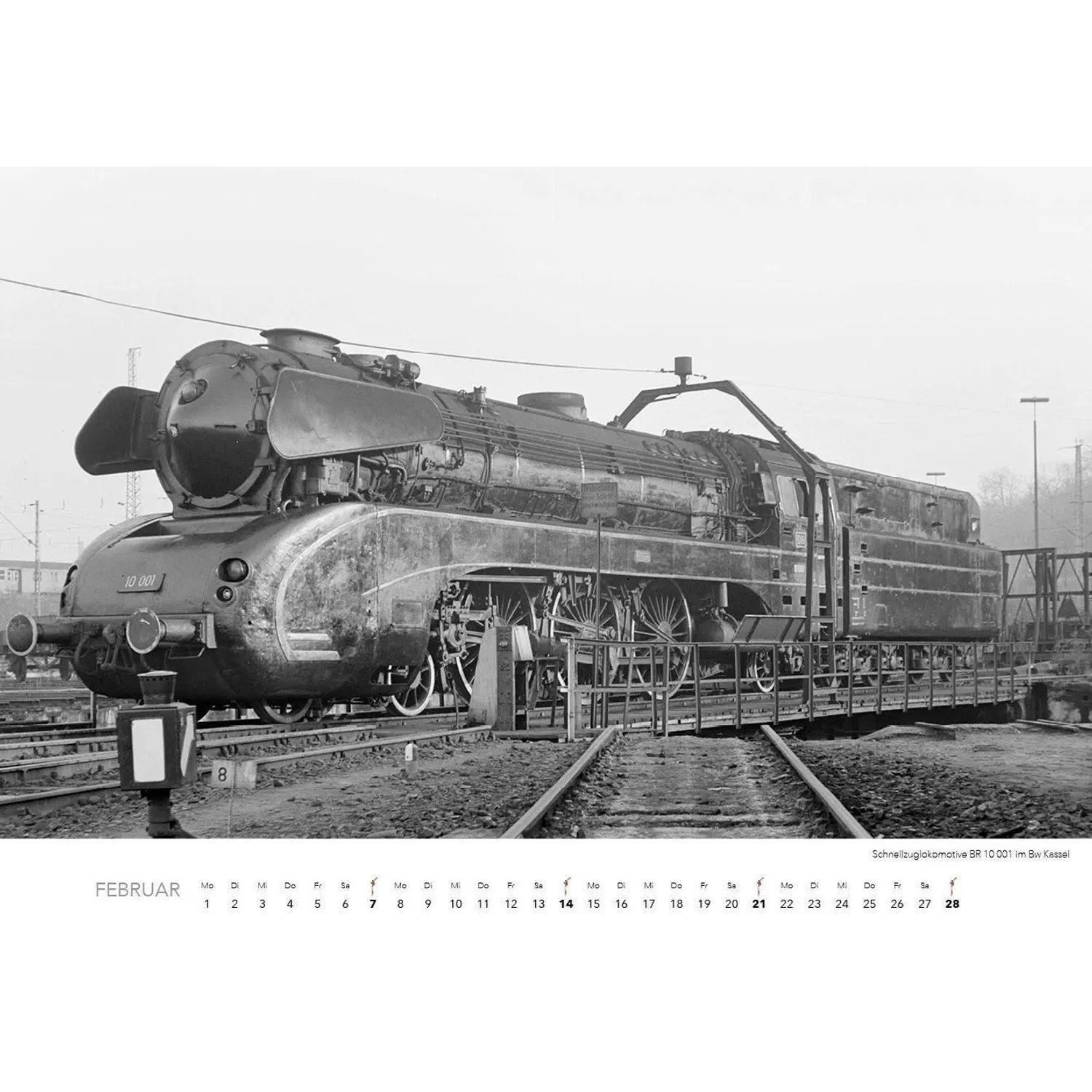 Edition Lempertz Wandkalender Historische Dampflokomotiven Kalender 2027 – Bild 3 von 5