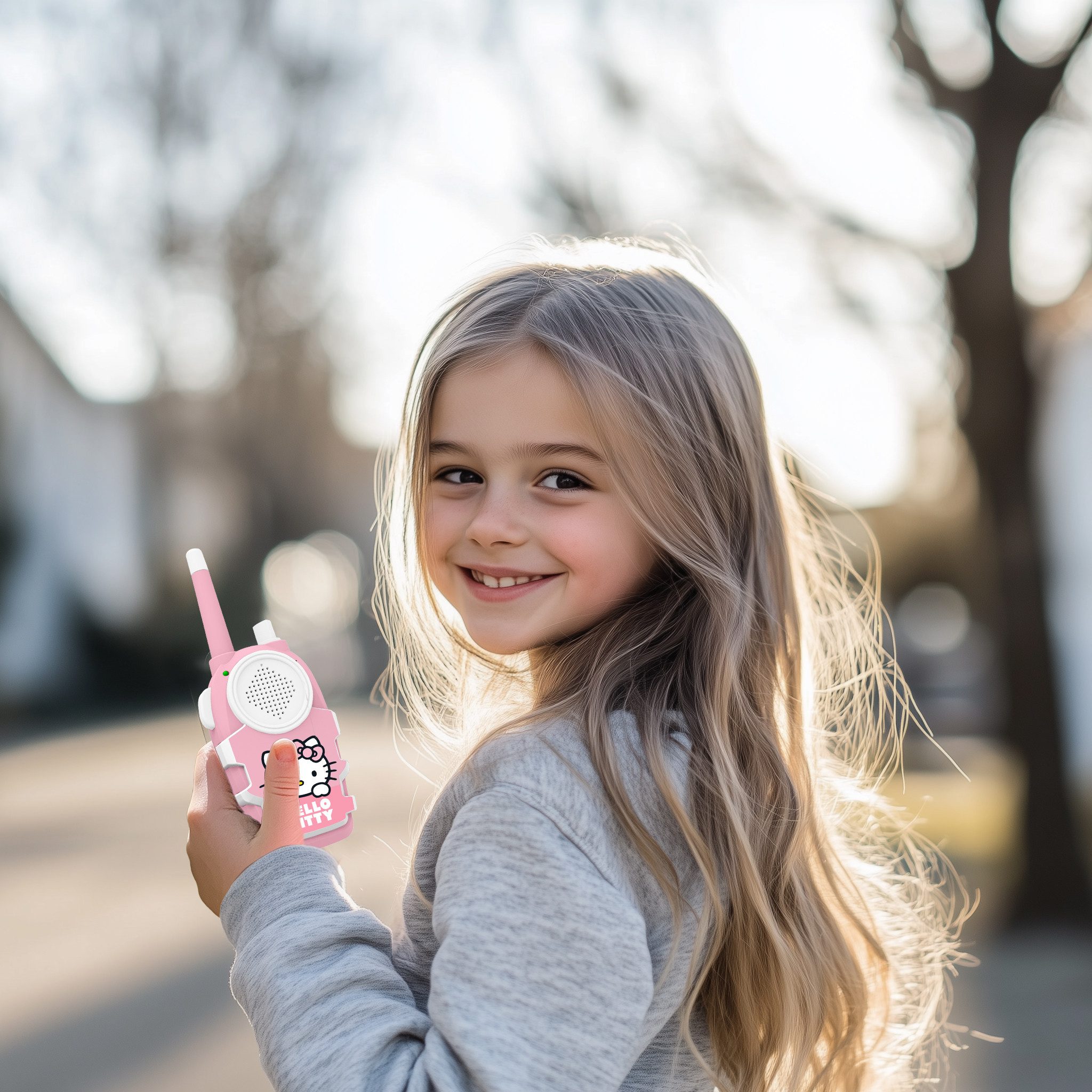 OTL Walkie Talkie Hello Kitty Walkie Talkie Set für Kinder, (Set, Das Set besteht aus insgesamt 2 Walkie Talkies), kindgerecht