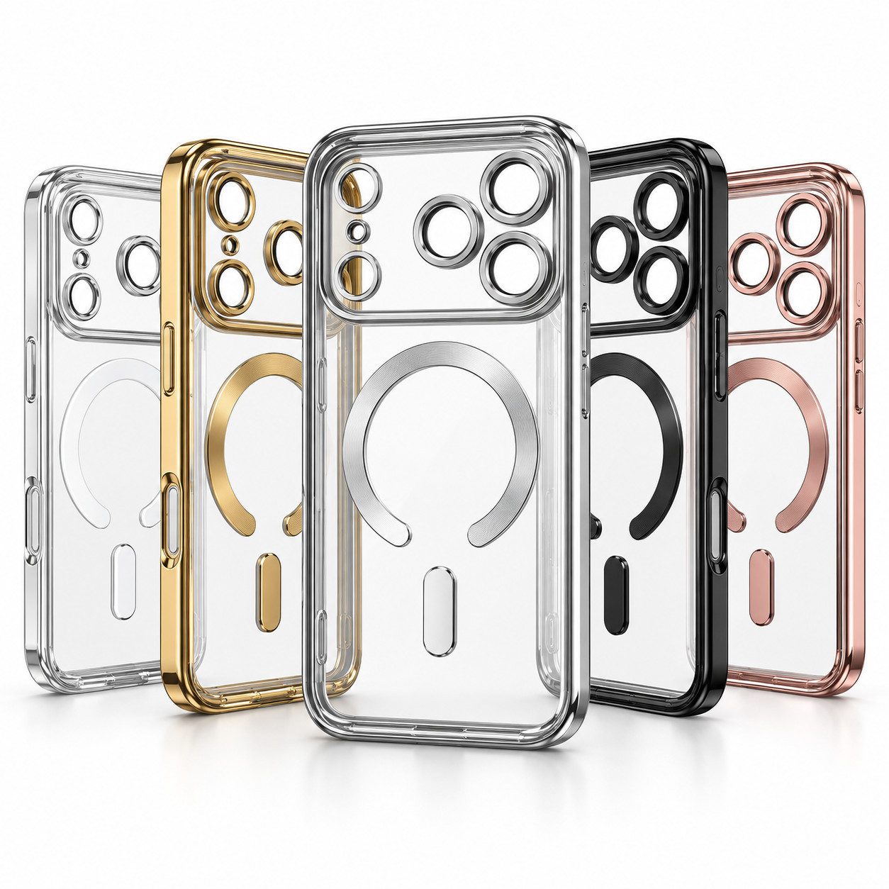 GOLDEN Handykette Handyhülle für iPhone & Samsung – Handykette oder Magnetring