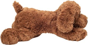 Teddy Hermann® Kuscheltier Schlenkerhund liegend braun, 28 cm, mit Schlenkerbeinen