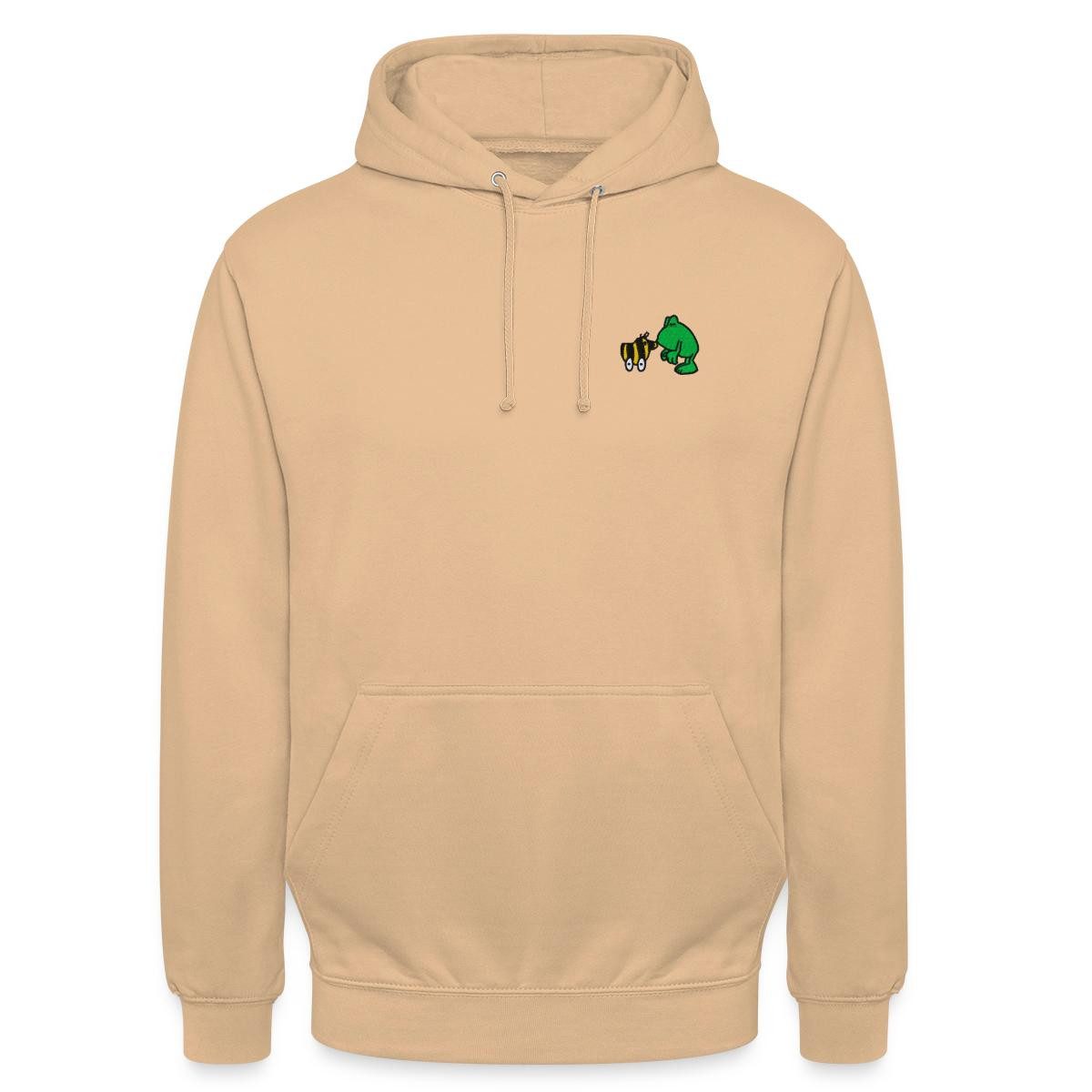 Hoodie Janosch Frosch & Tigerente Kuss Stick Unisex Hoodie