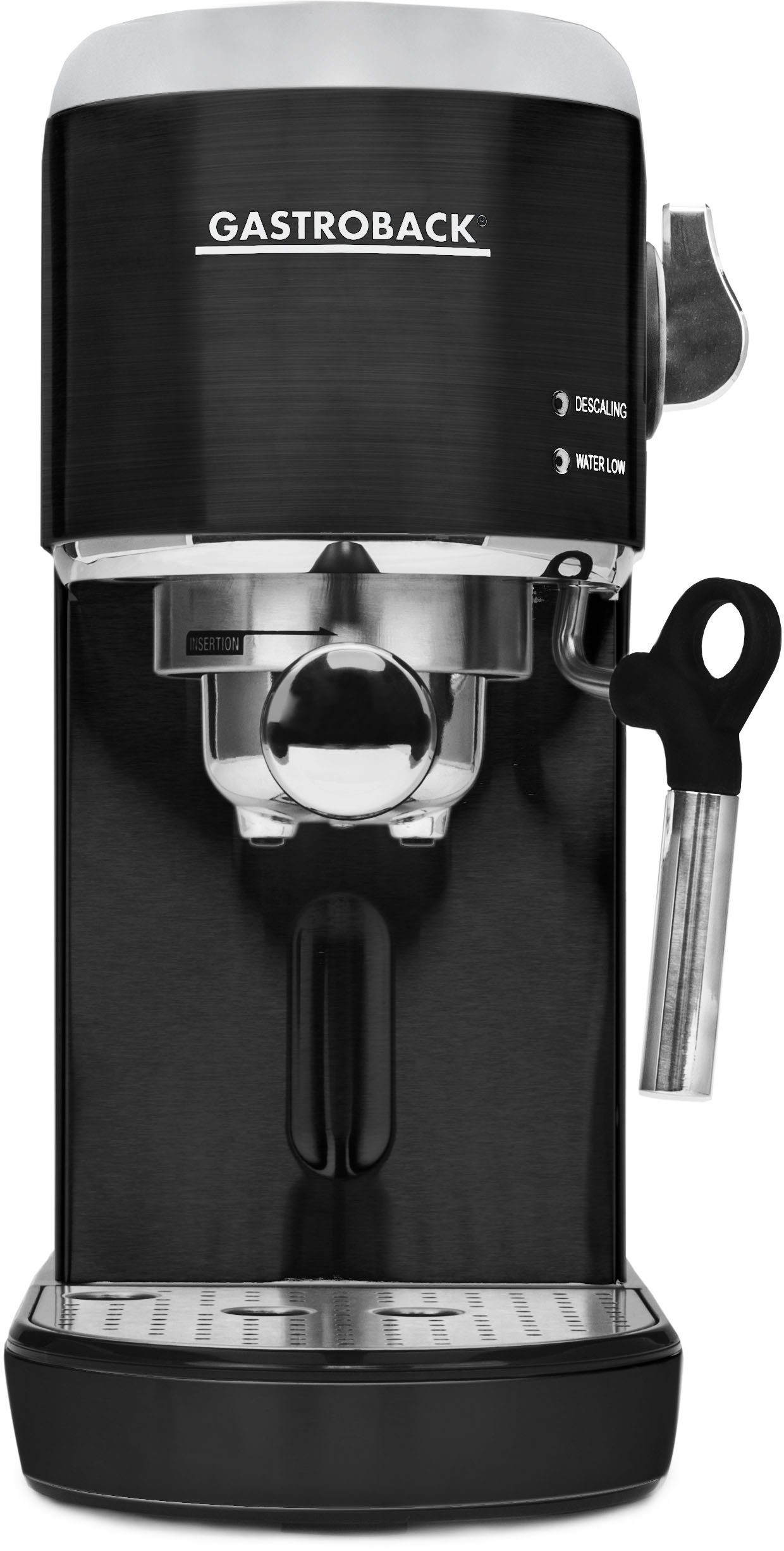 Gastroback 42718 Espressomaschine Design schwarz Espresso Piccolo