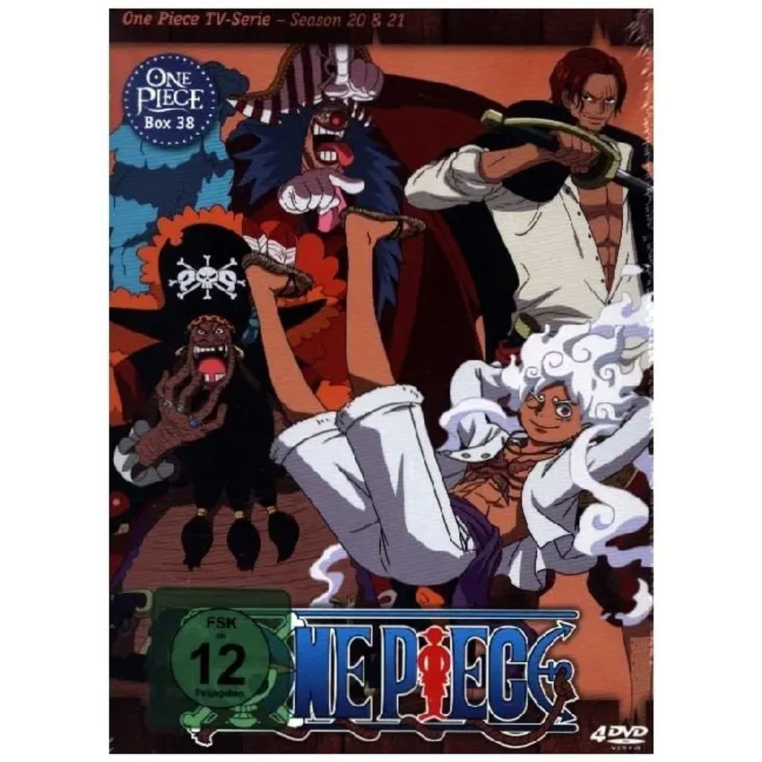 Crunchyroll DVD One Piece - TV-Serie - Box 38 (Episoden 1.076 - 1.100) [4 DVDs]