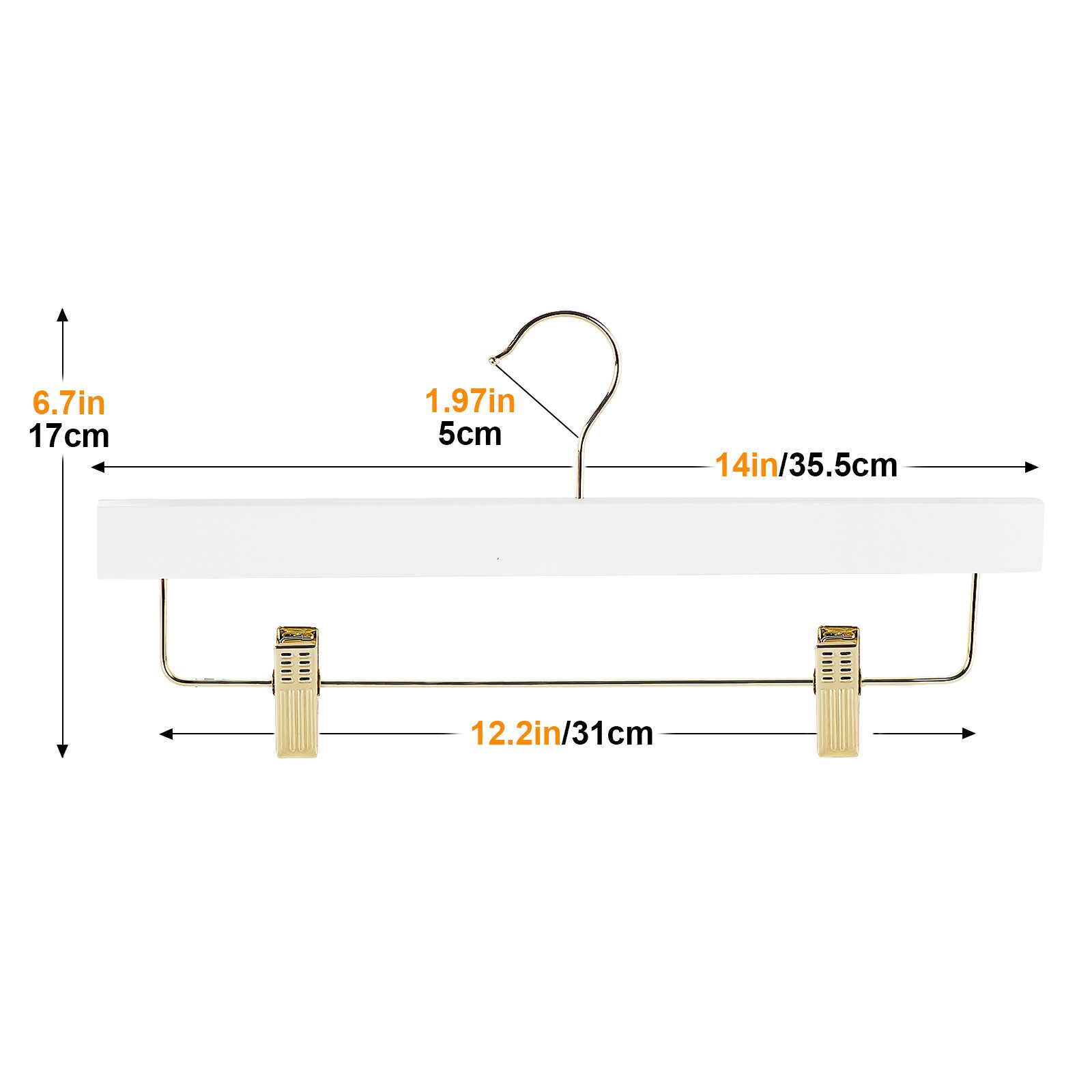 Homewit Kleiderbügel 10/20 Stück, Silberne Metall-Hosenbügel, günstig online kaufen