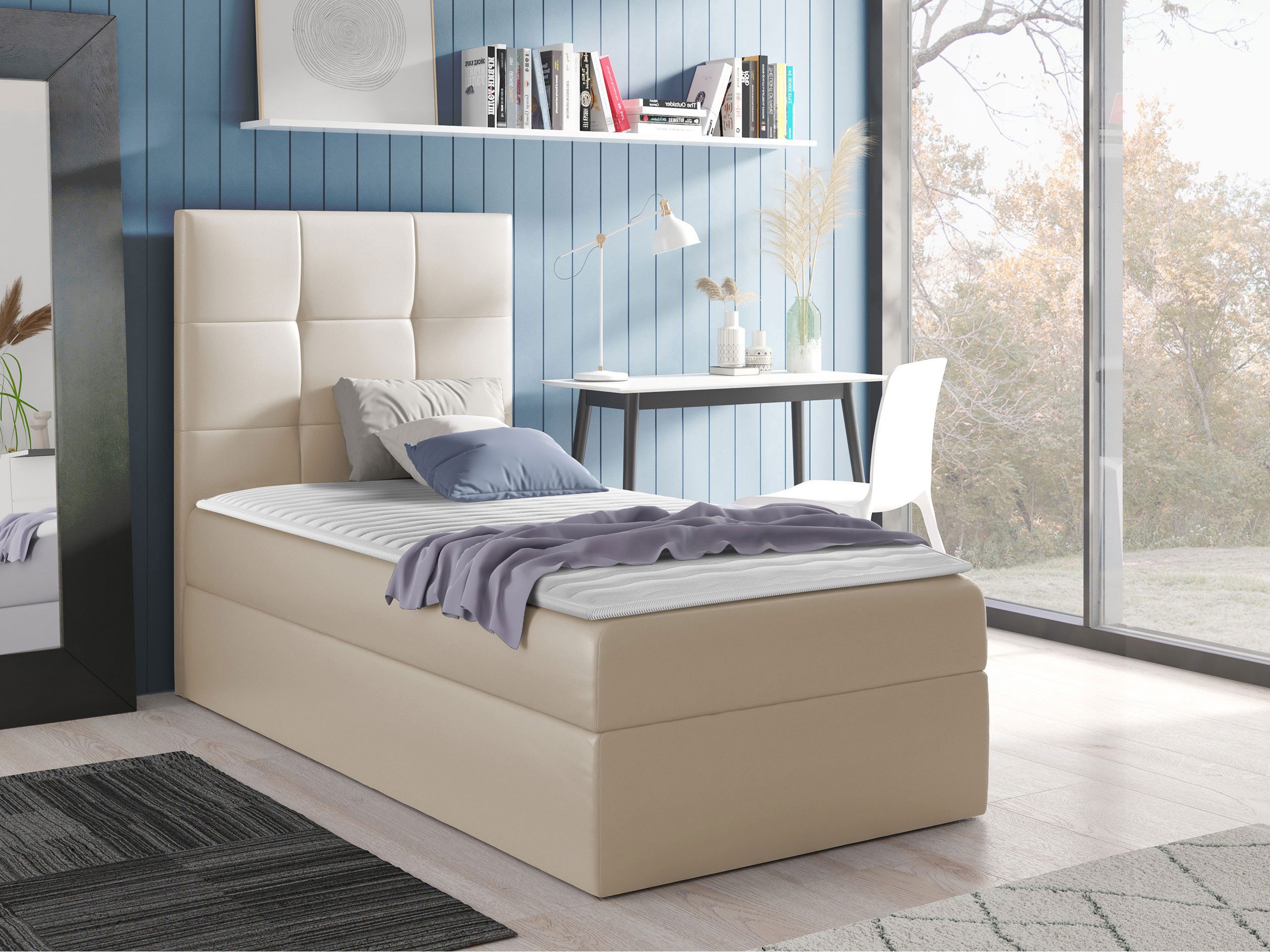 MIRJAN24 Boxspringbett Mini 2 (mit Hauptmatratze, günstig online kaufen