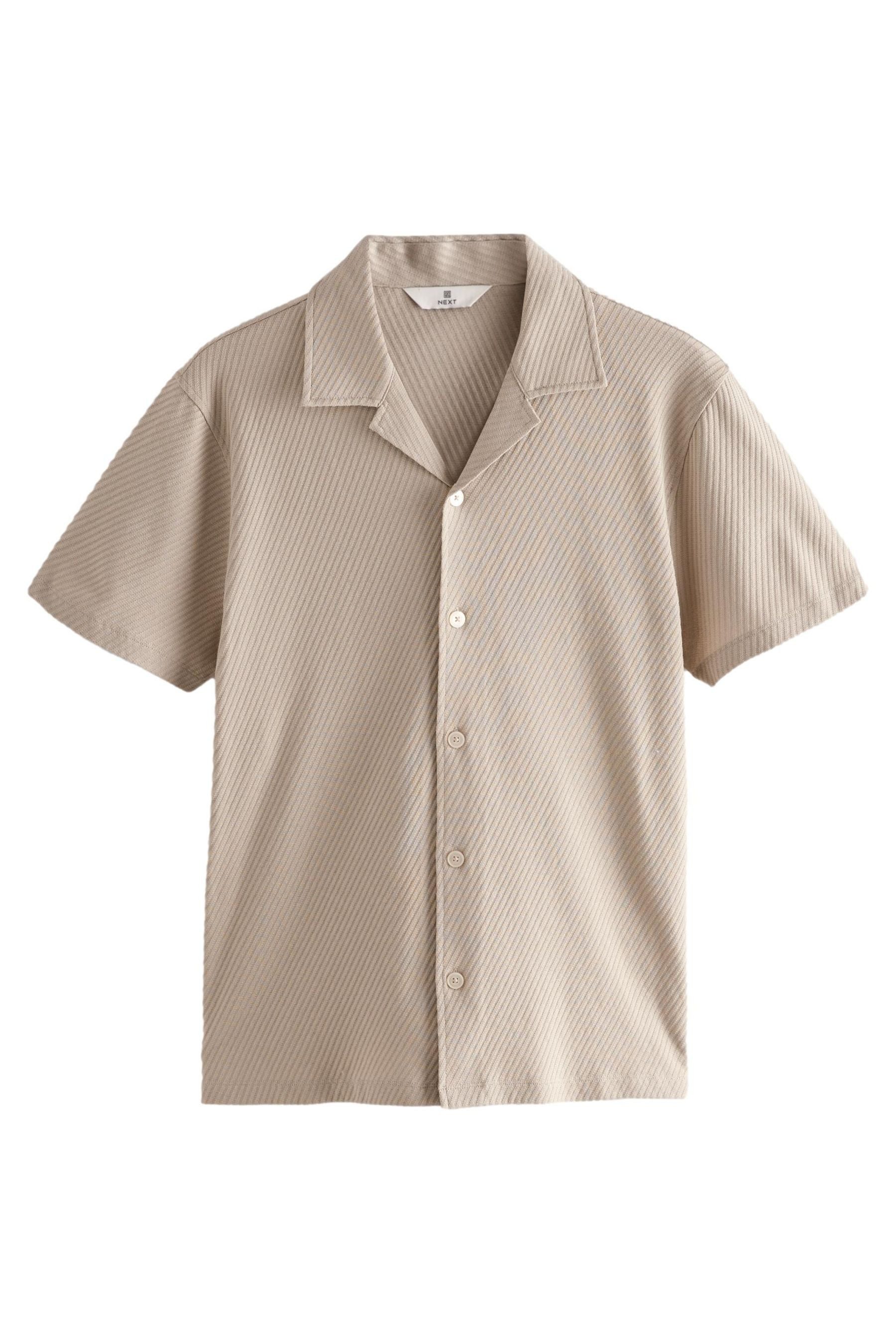 Poloshirt Strukturiertes Jerseyhemd 100 % Baumwolle-Slim Fit
