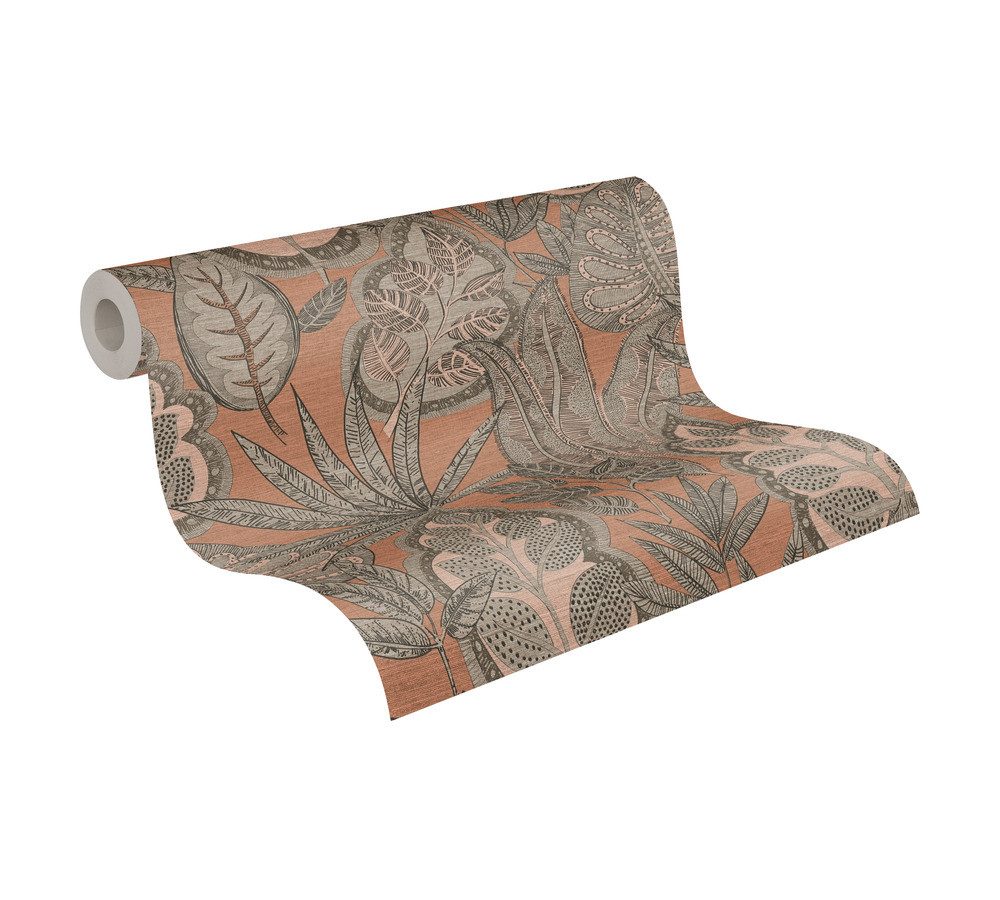 living walls Vliestapete Famous Garden Blätter-Tapete Mustertapete Pflanzen günstig online kaufen