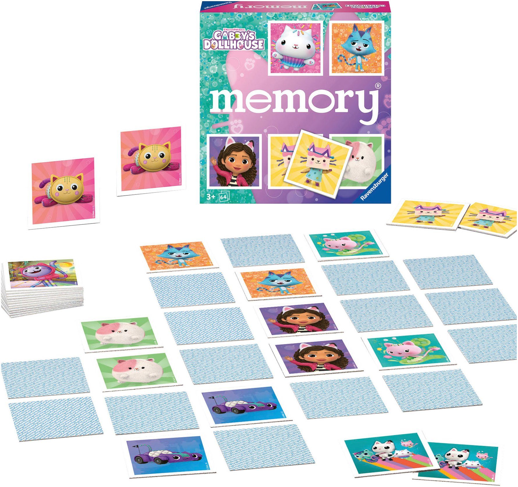 Ravensburger Spiel memory® Gabby's Dollhouse, Made in Europe