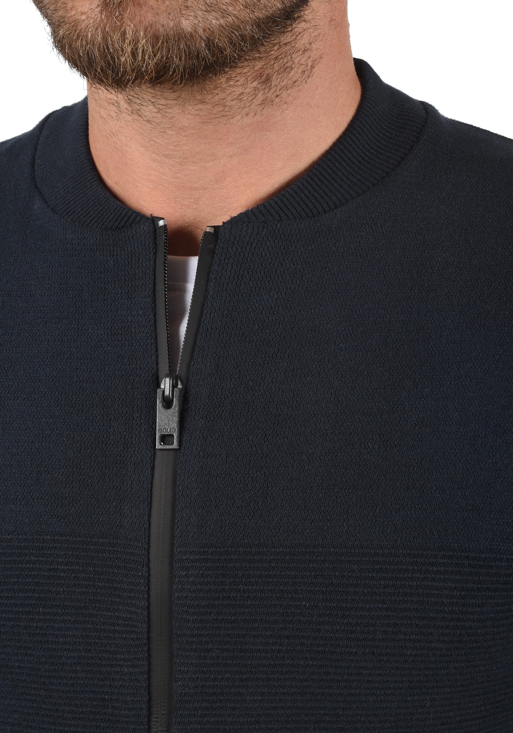 !Solid Strickjacke SDCezar Strickjacke aus Feinstrick