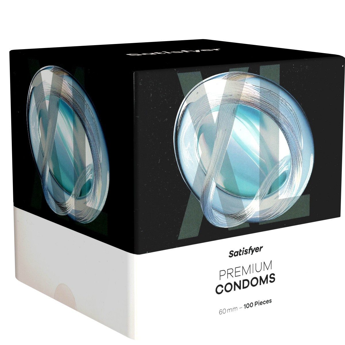 Satisfyer Kondome Premium Condoms 60 Packung, 100 St., Lovetoy-kompatible Kondome in Größe XL
