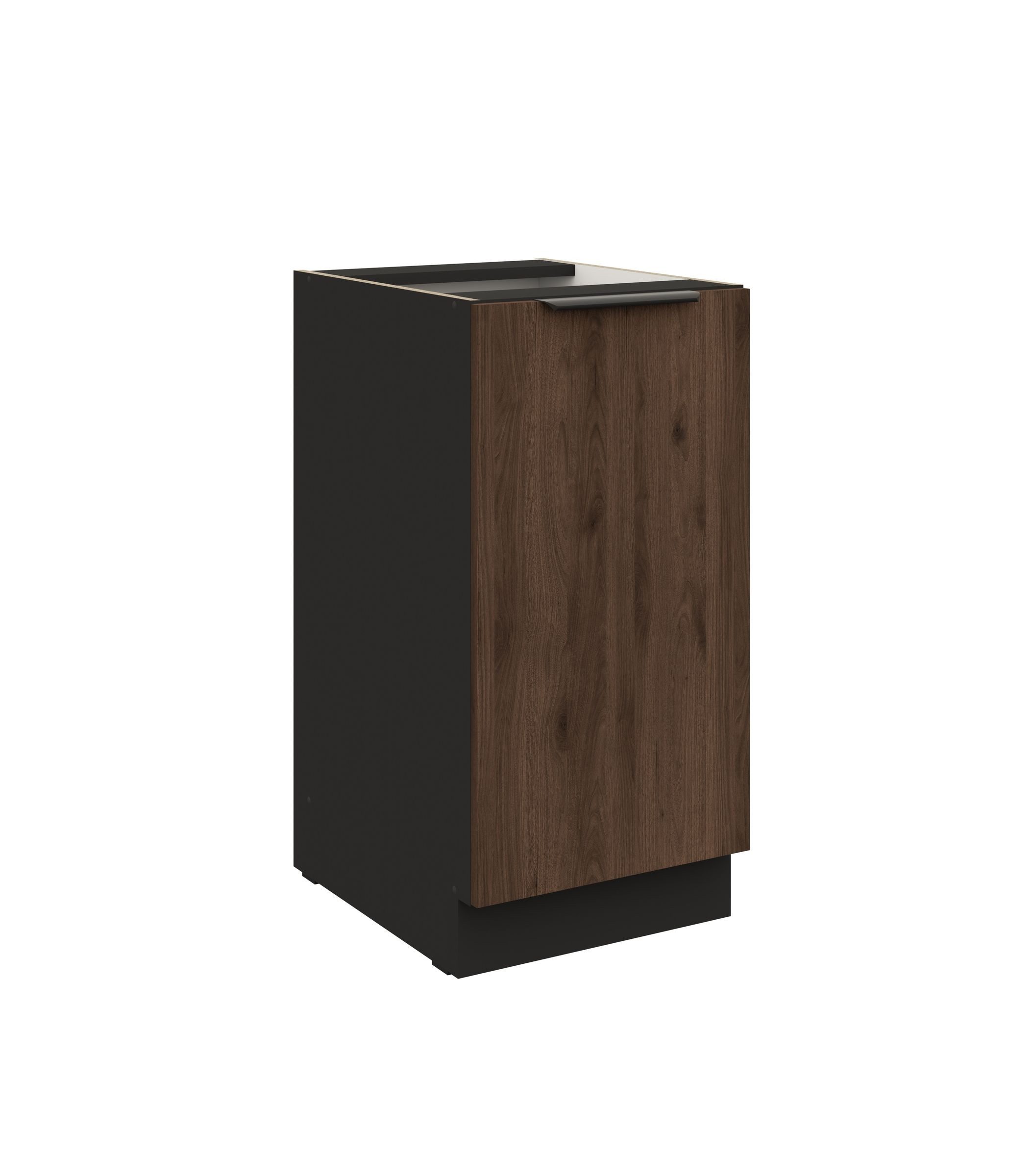Küchen-Preisbombe Unterschrank 40 cm Küche MONZA Okapi Nußbaum Küchenzeile Küchenblock Einbauküche